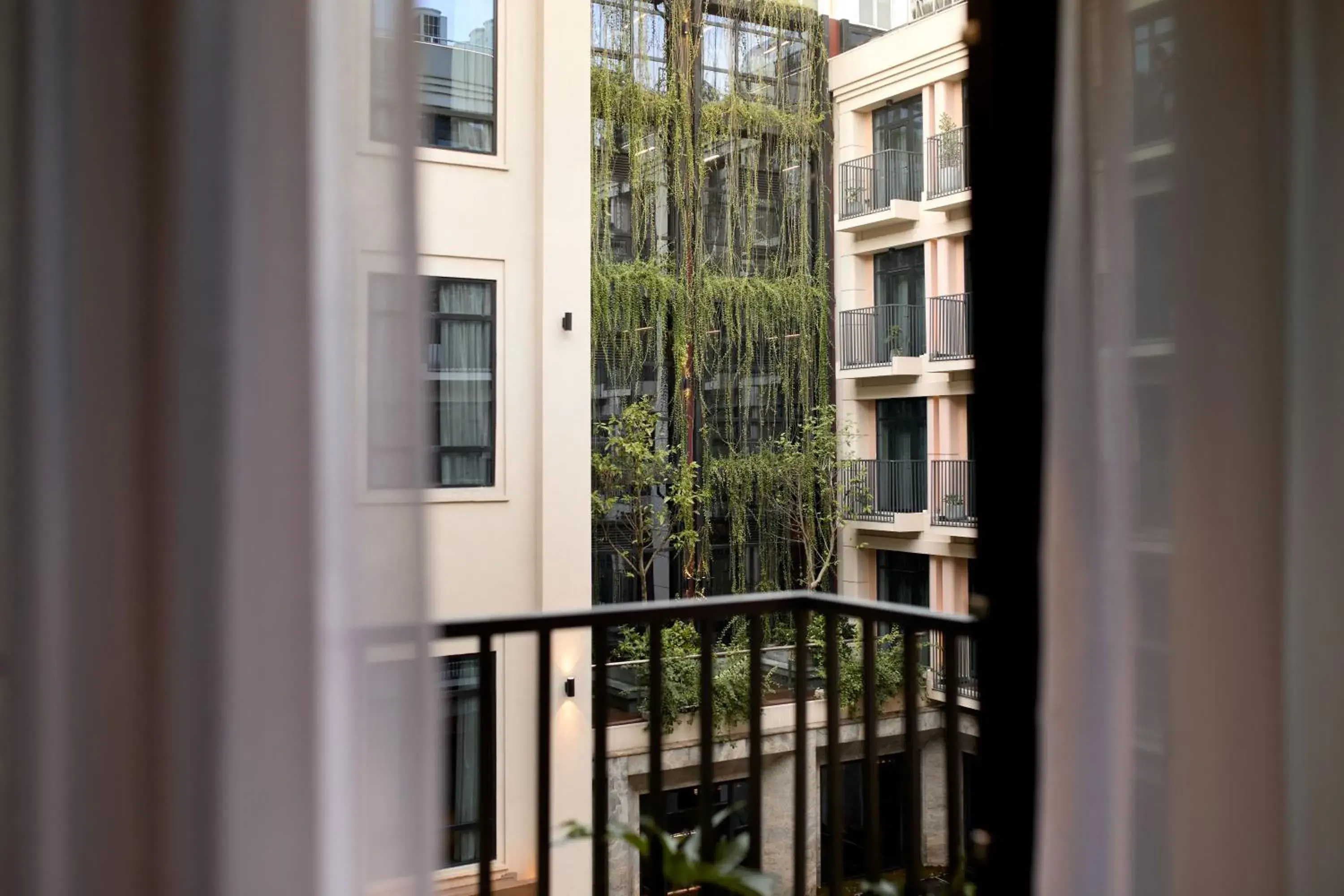 Garden view in REY Hotel Hanoi Garden view in REY Hotel Hanoi