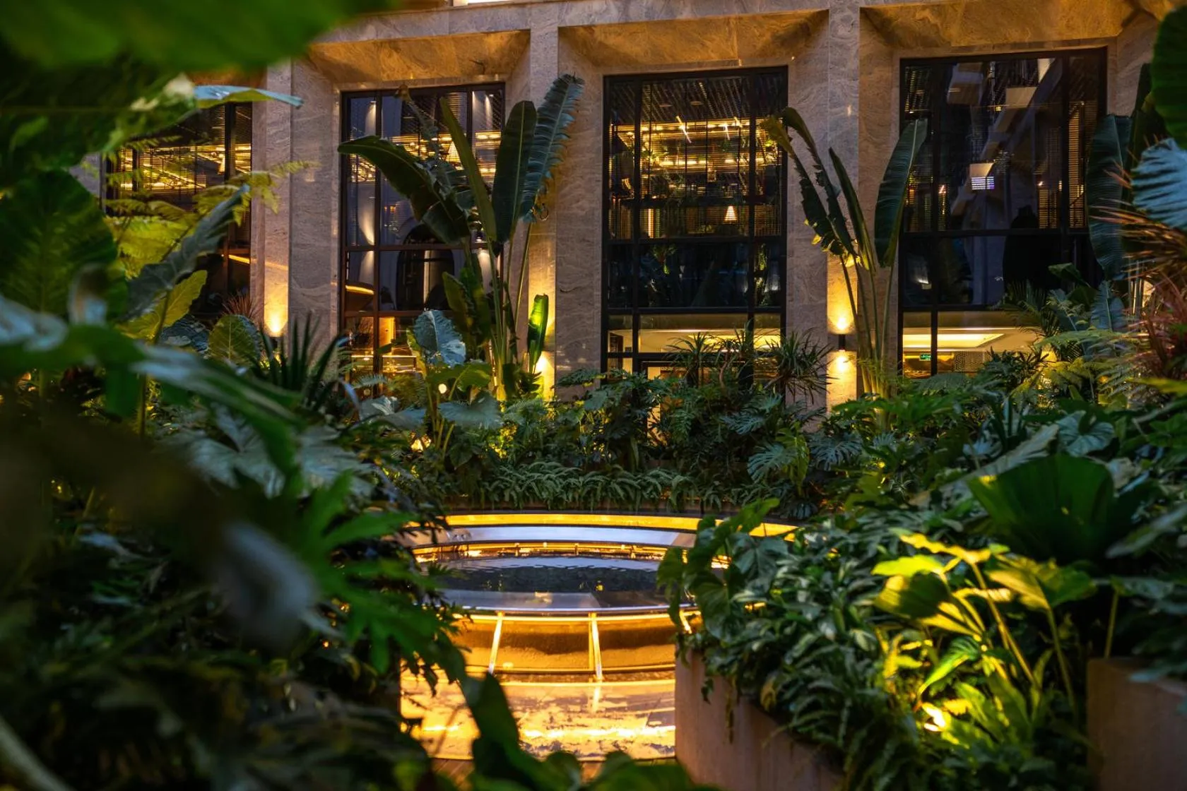 Garden in REY Hotel Hanoi