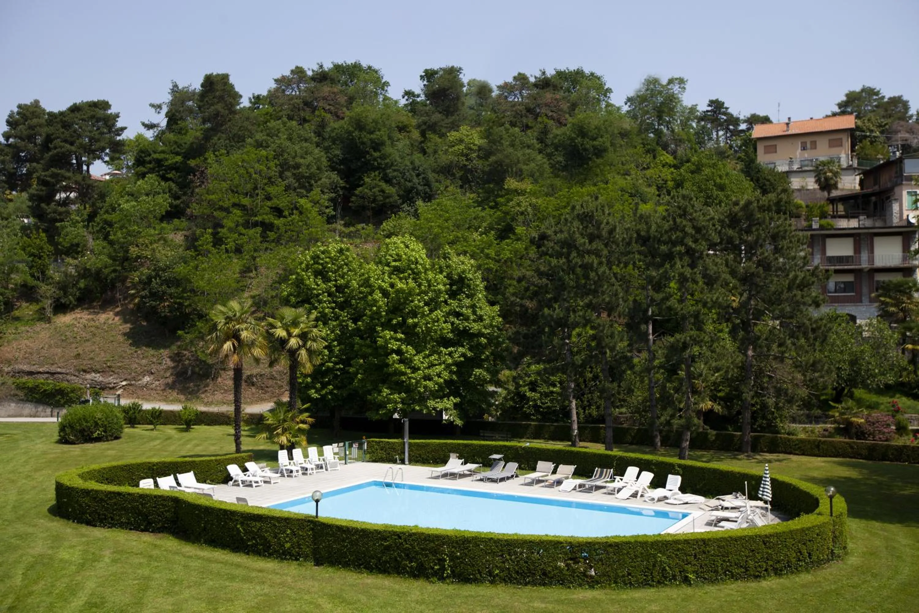 Pool view in Chic and Freak Como