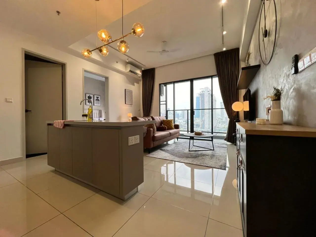 Two-Bedroom Apartment with Balcony in KLCity & KLCC View Modern Style 2R2B - 6 pax Two-Bedroom Apartment with Balcony in KLCity & KLCC View Modern Style 2R2B - 6 pax