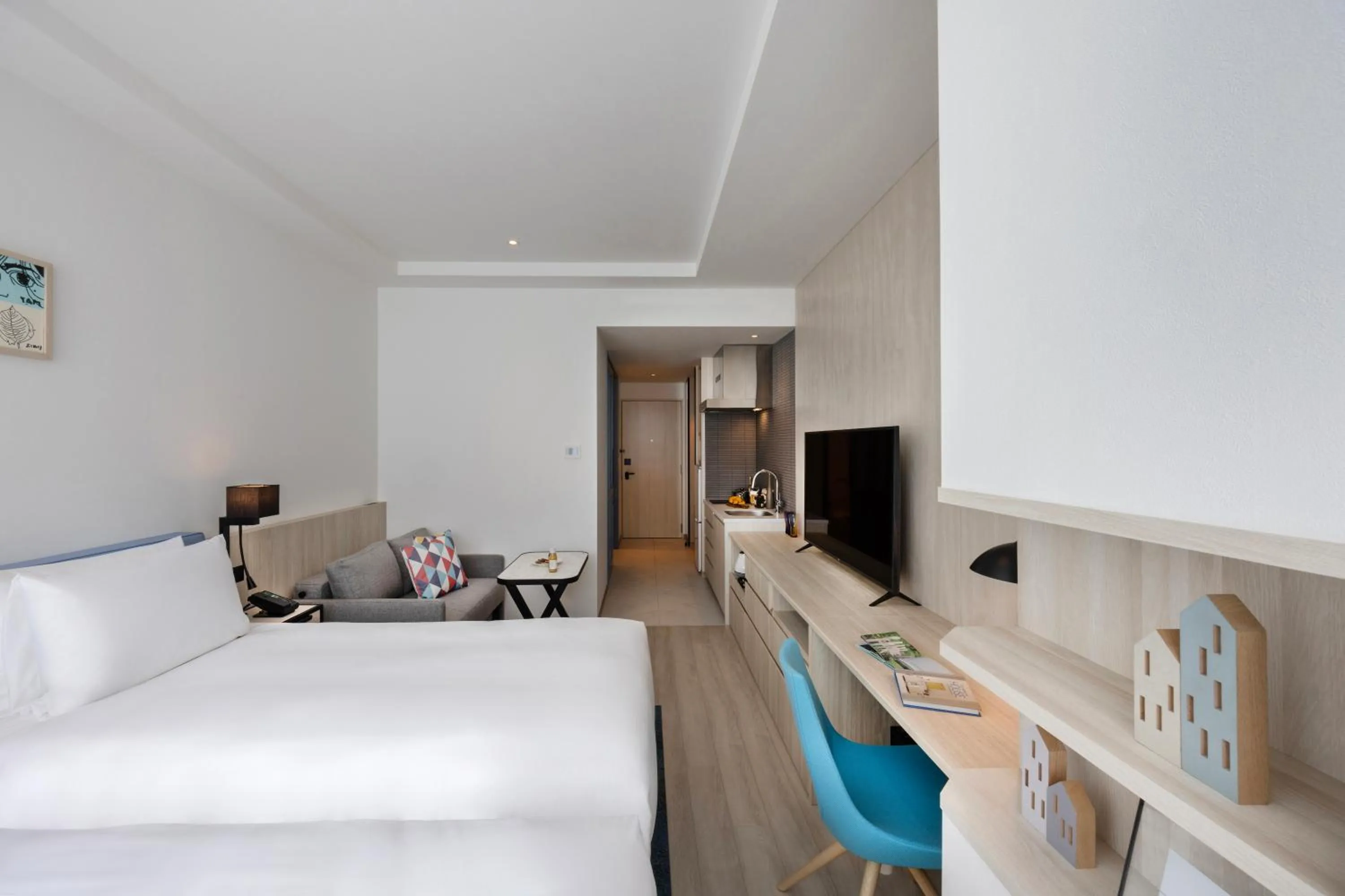 Bed in Hyatt House Tokyo Shibuya