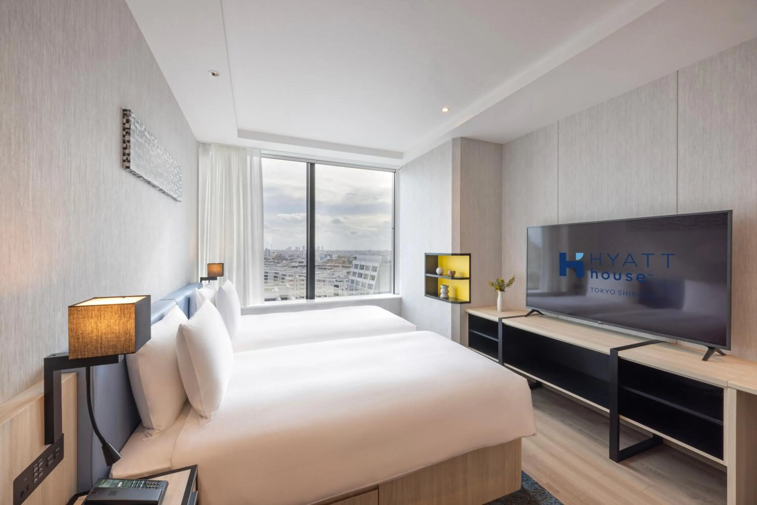 Bed in Hyatt House Tokyo Shibuya