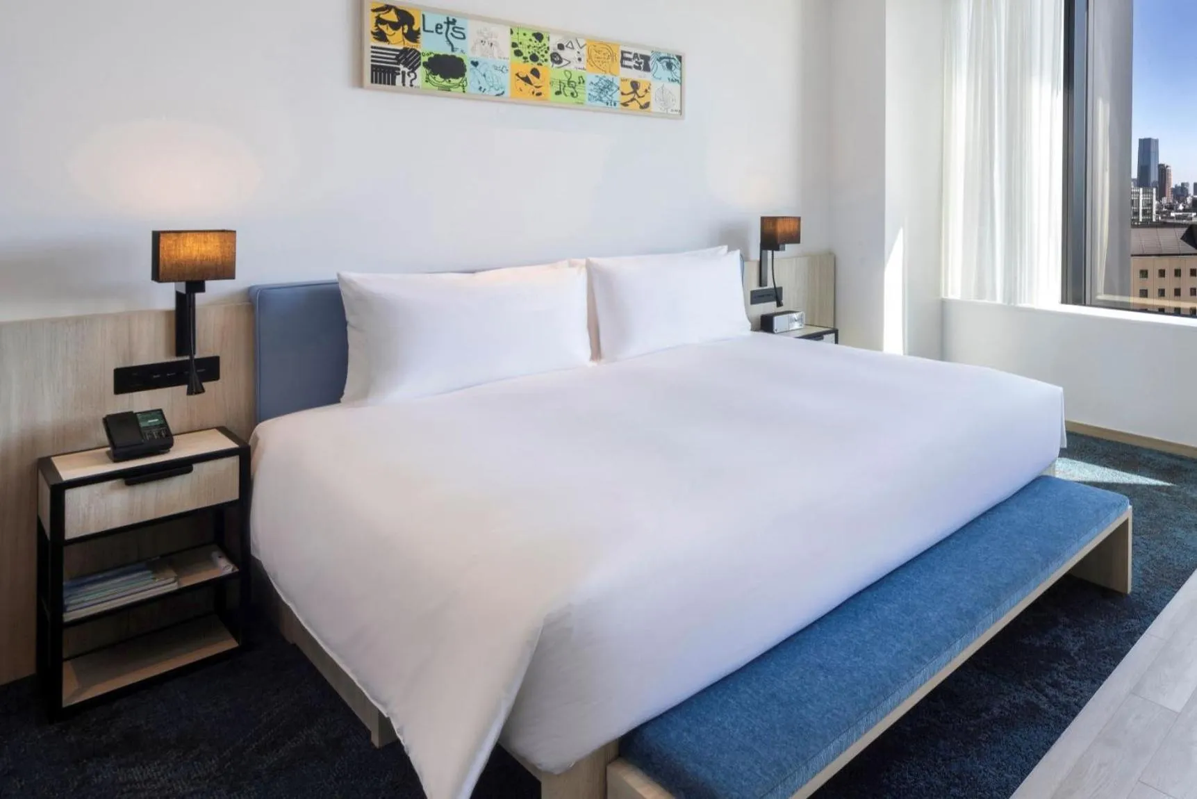 Bed in Hyatt House Tokyo Shibuya