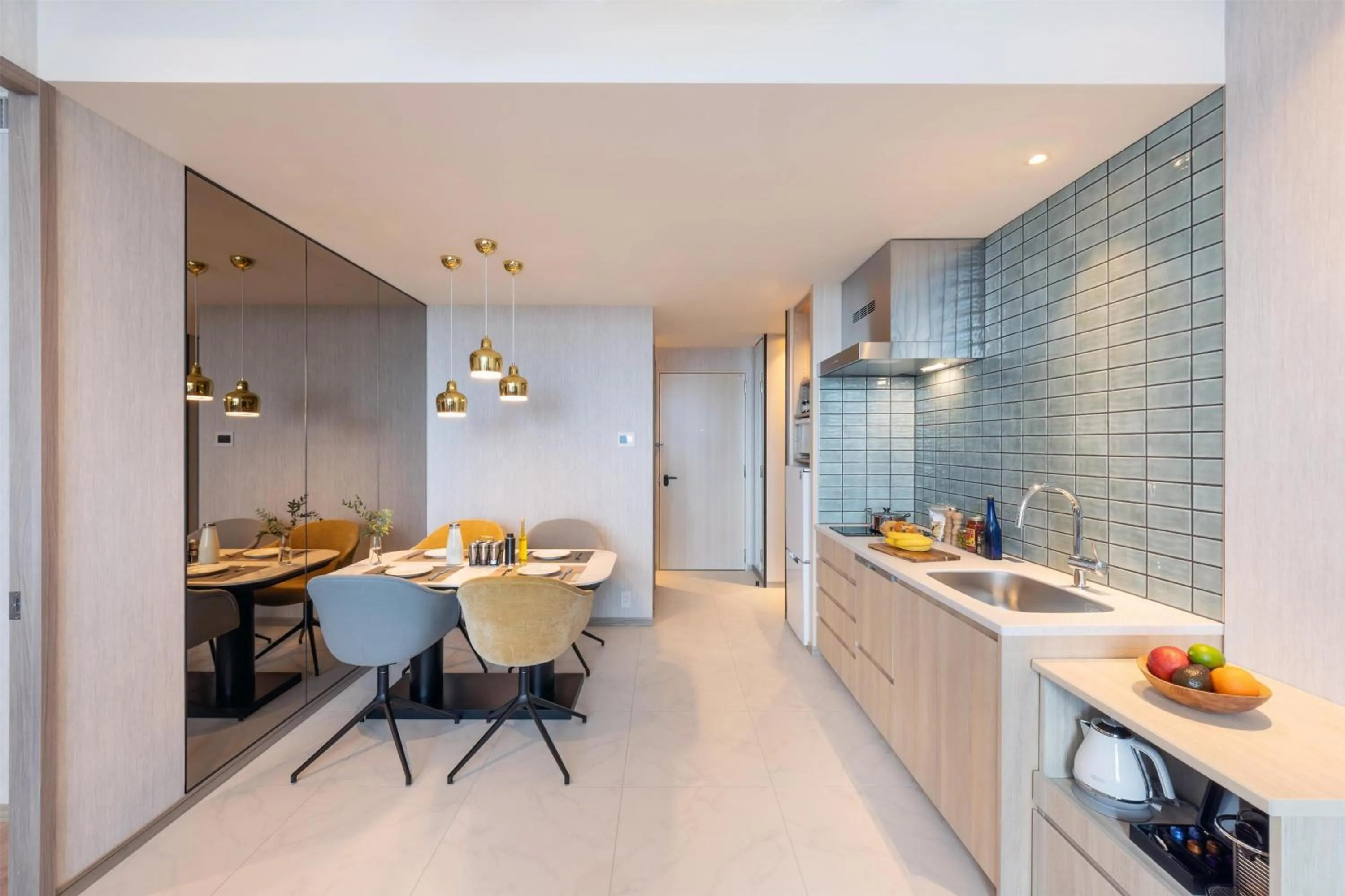 Photo of the whole room in Hyatt House Tokyo Shibuya