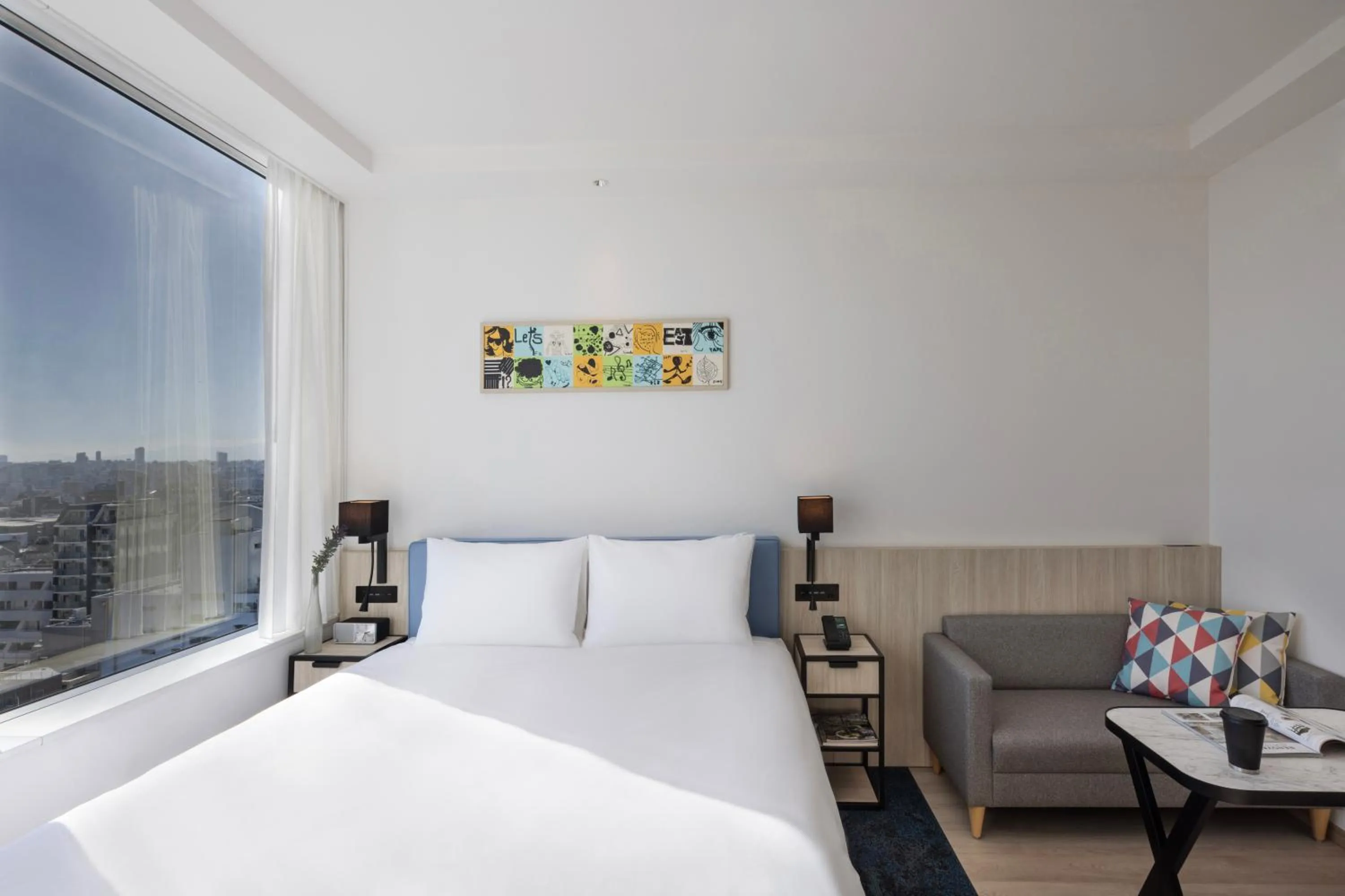 Bed in Hyatt House Tokyo Shibuya