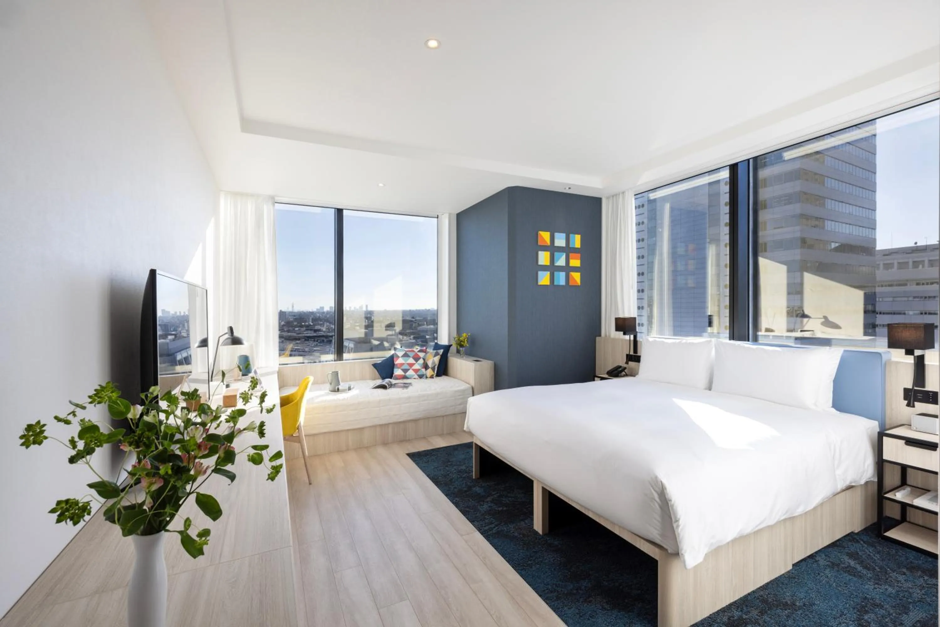 Bed in Hyatt House Tokyo Shibuya