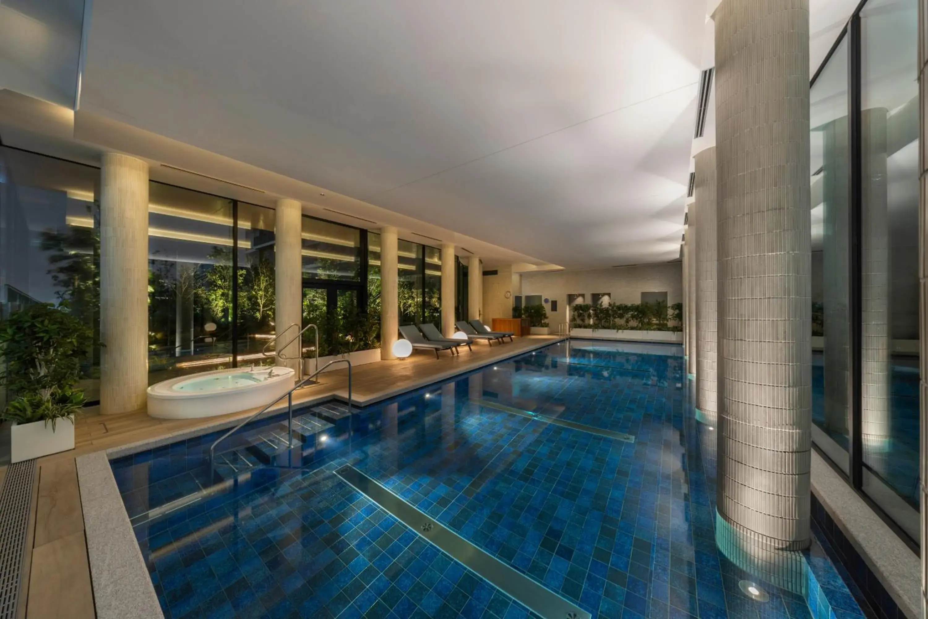 Pool view in Hyatt House Tokyo Shibuya Pool view in Hyatt House Tokyo Shibuya