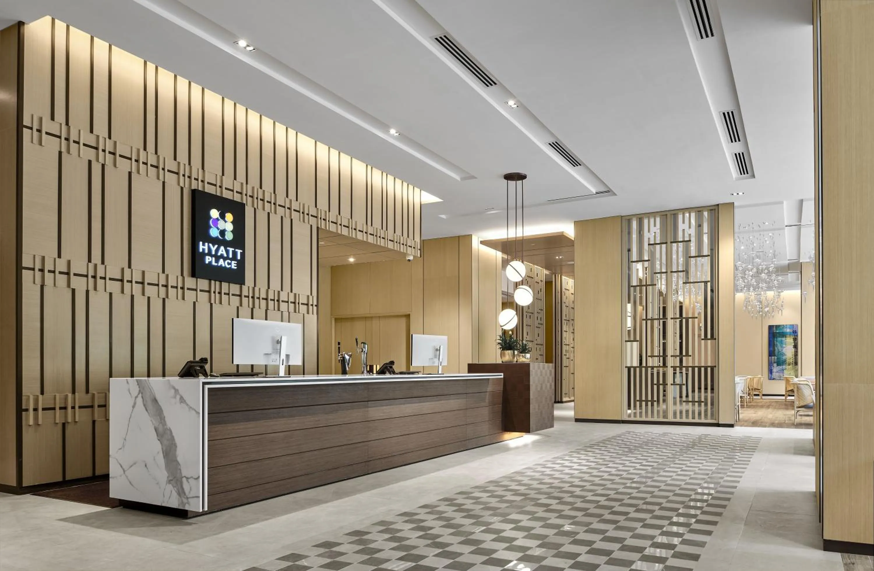 Lobby or reception in Hyatt Place Johor Bahru Paradigm Mall