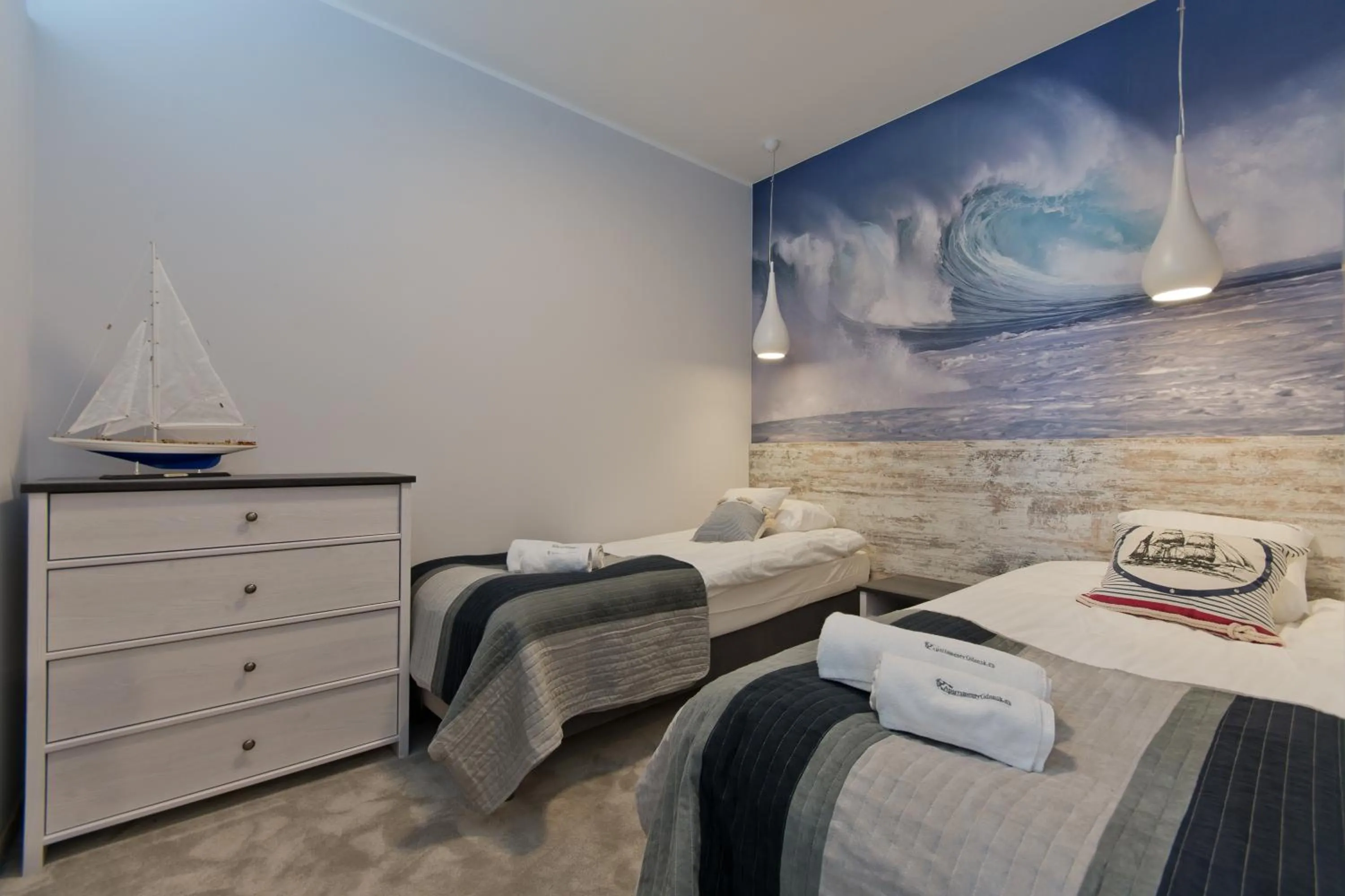 Bedroom, Bed in Apartamenty Gdańsk EU - Sopot Apartamenty