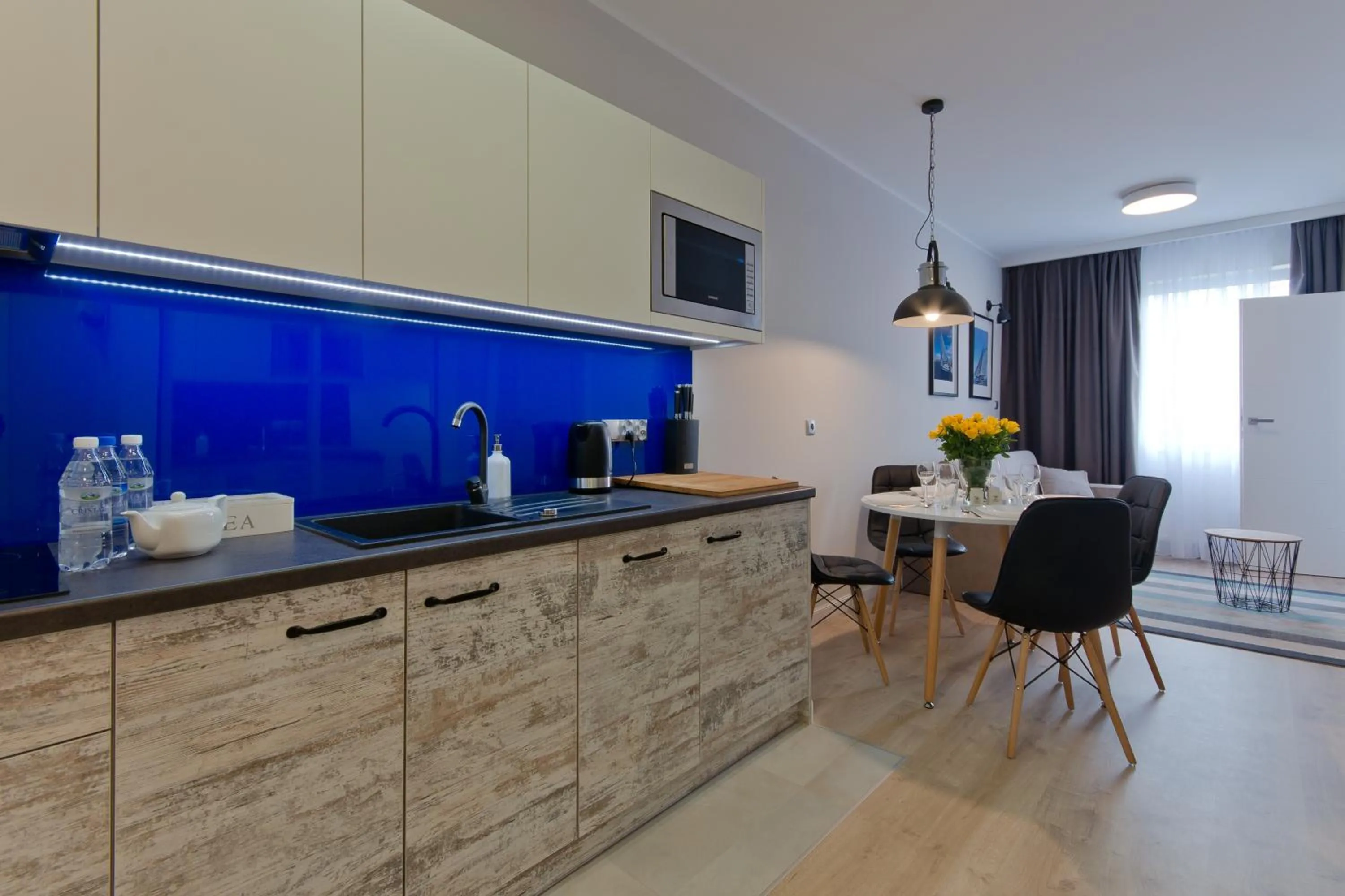 Kitchen or kitchenette in Apartamenty Gdańsk EU - Sopot Apartamenty