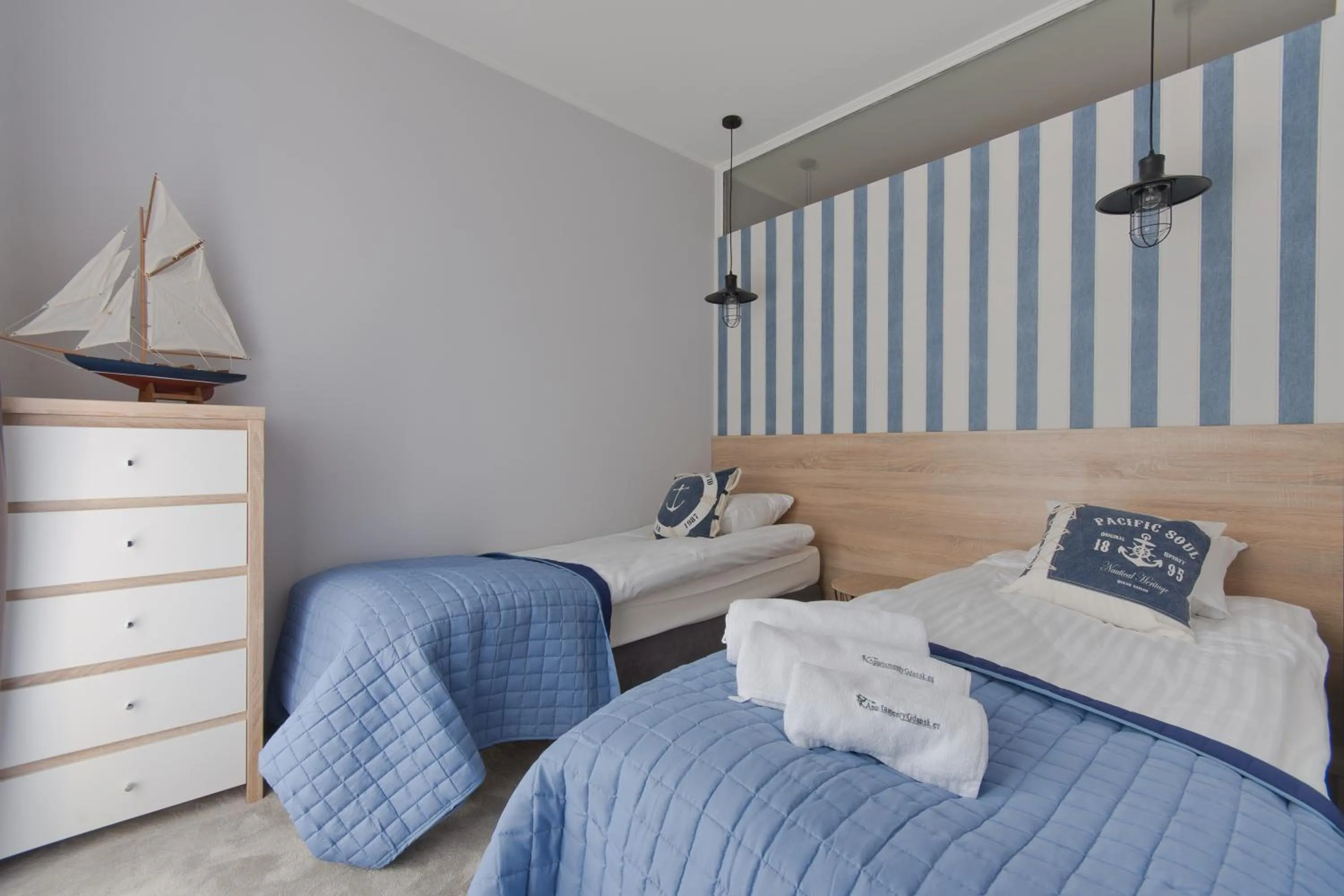 Bedroom, Bed in Apartamenty Gdańsk EU - Sopot Apartamenty