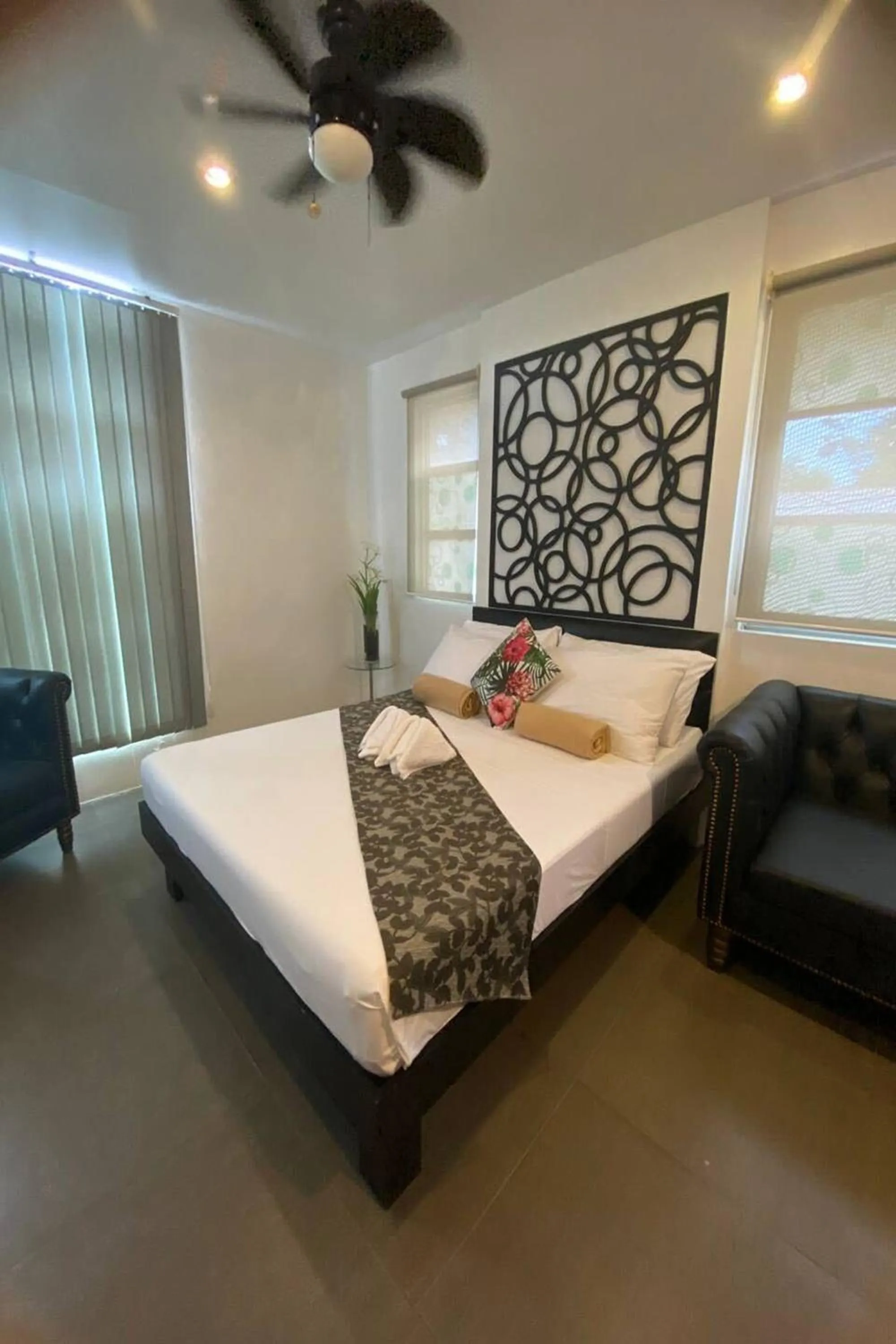 Bed in Micasa Lodge Palawan