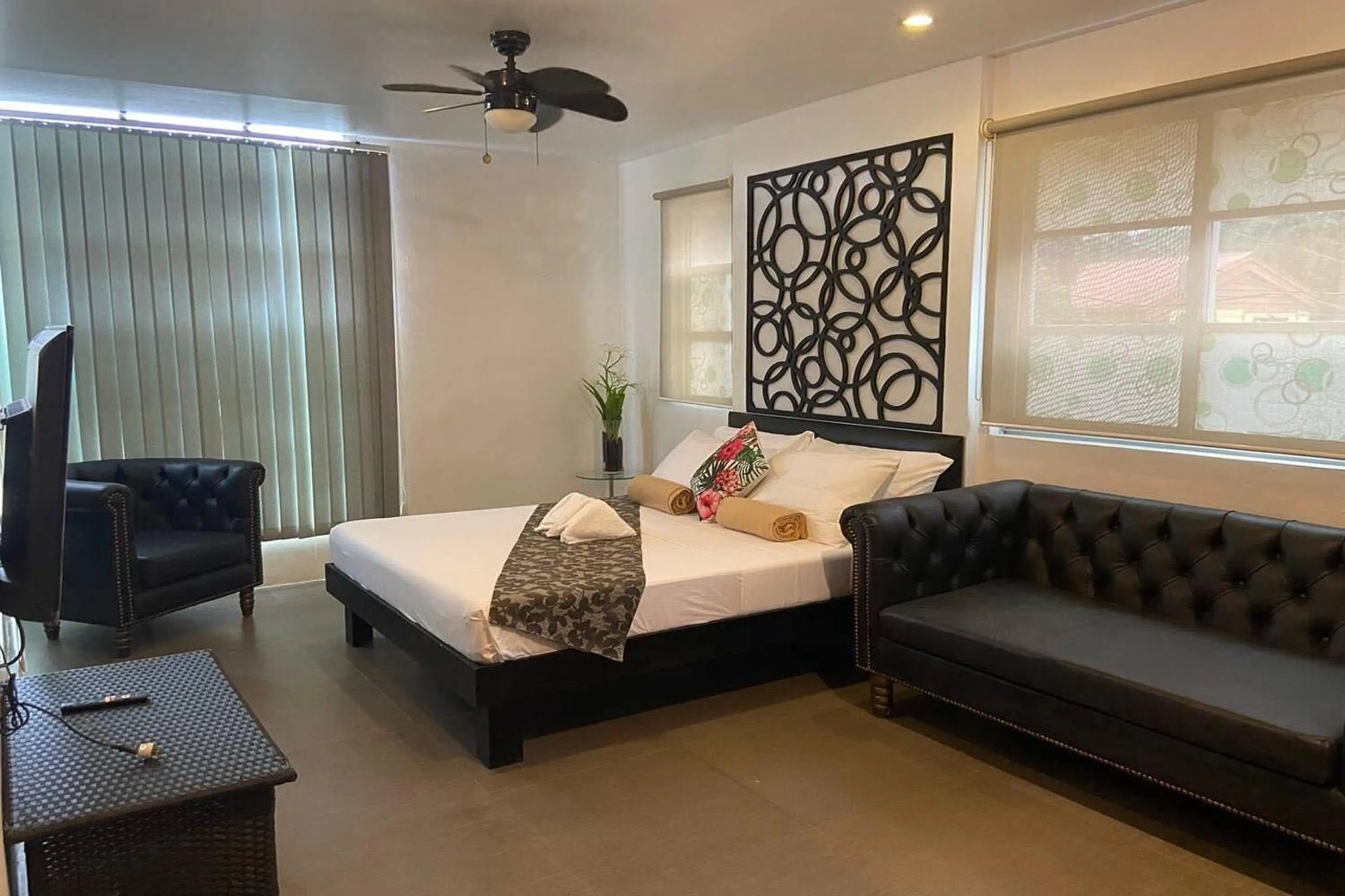 Bed in Micasa Lodge Palawan