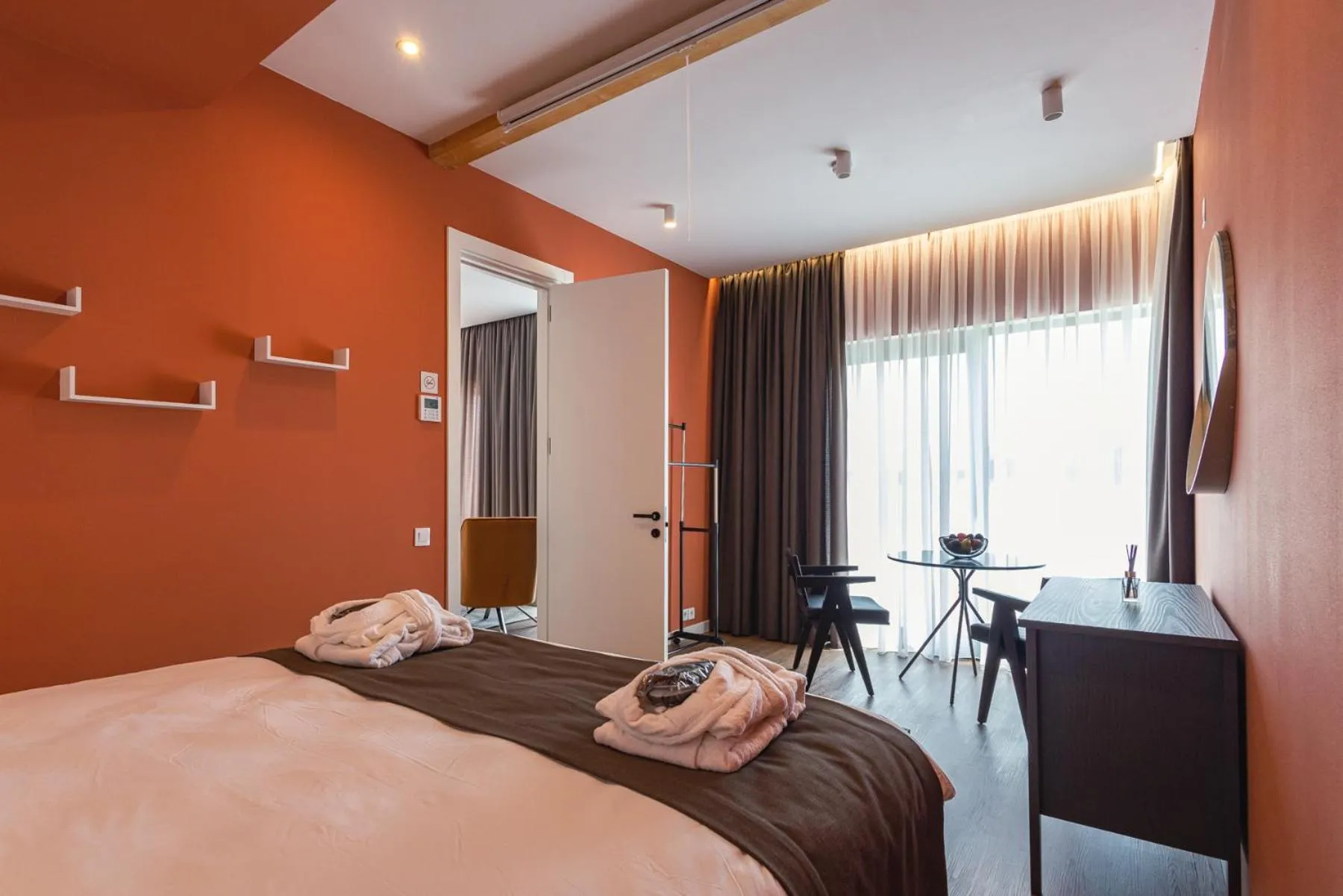 Bed in Apart Hotel Kundzuli