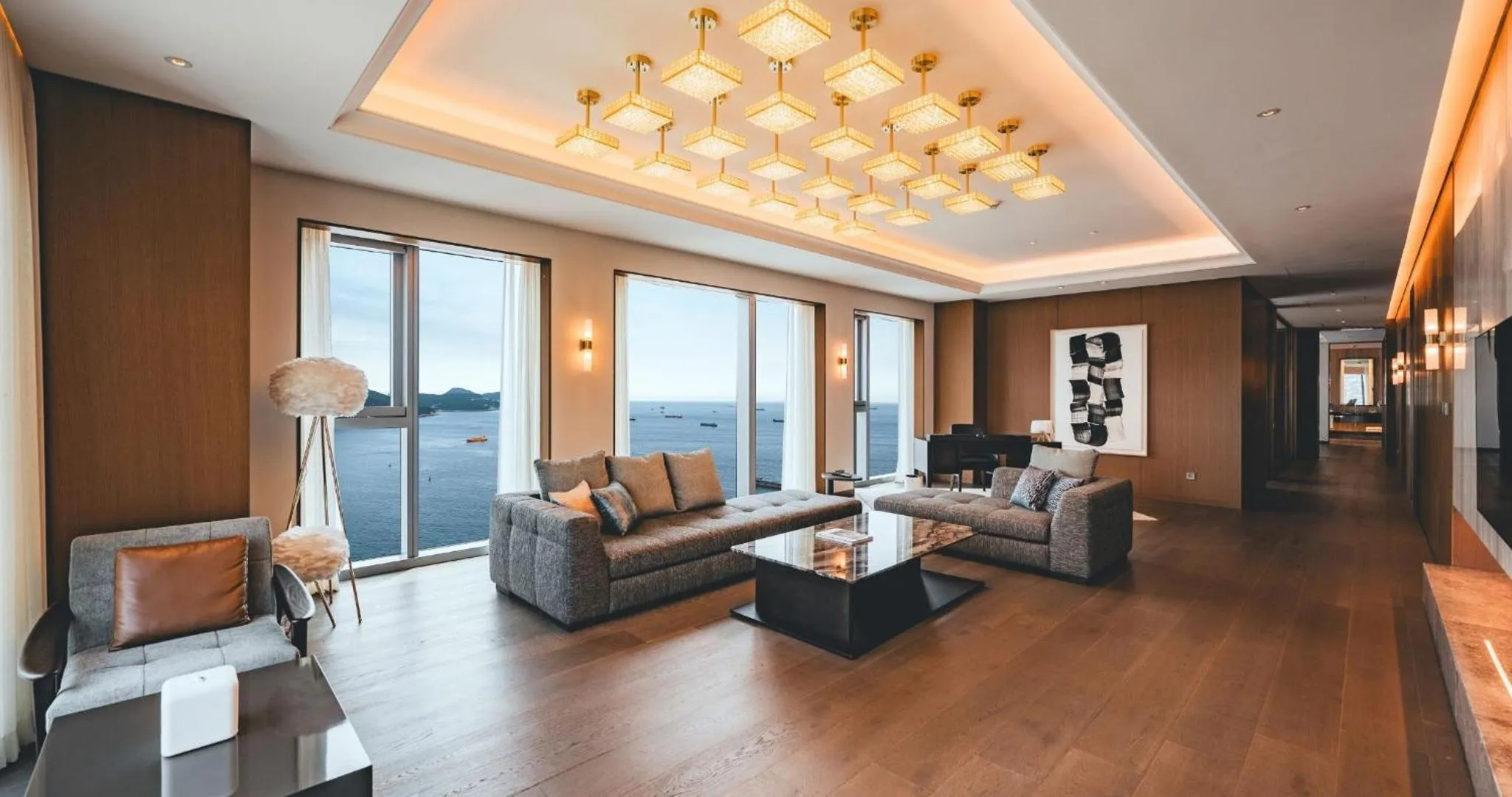 Living room in Wyndham Grand Busan