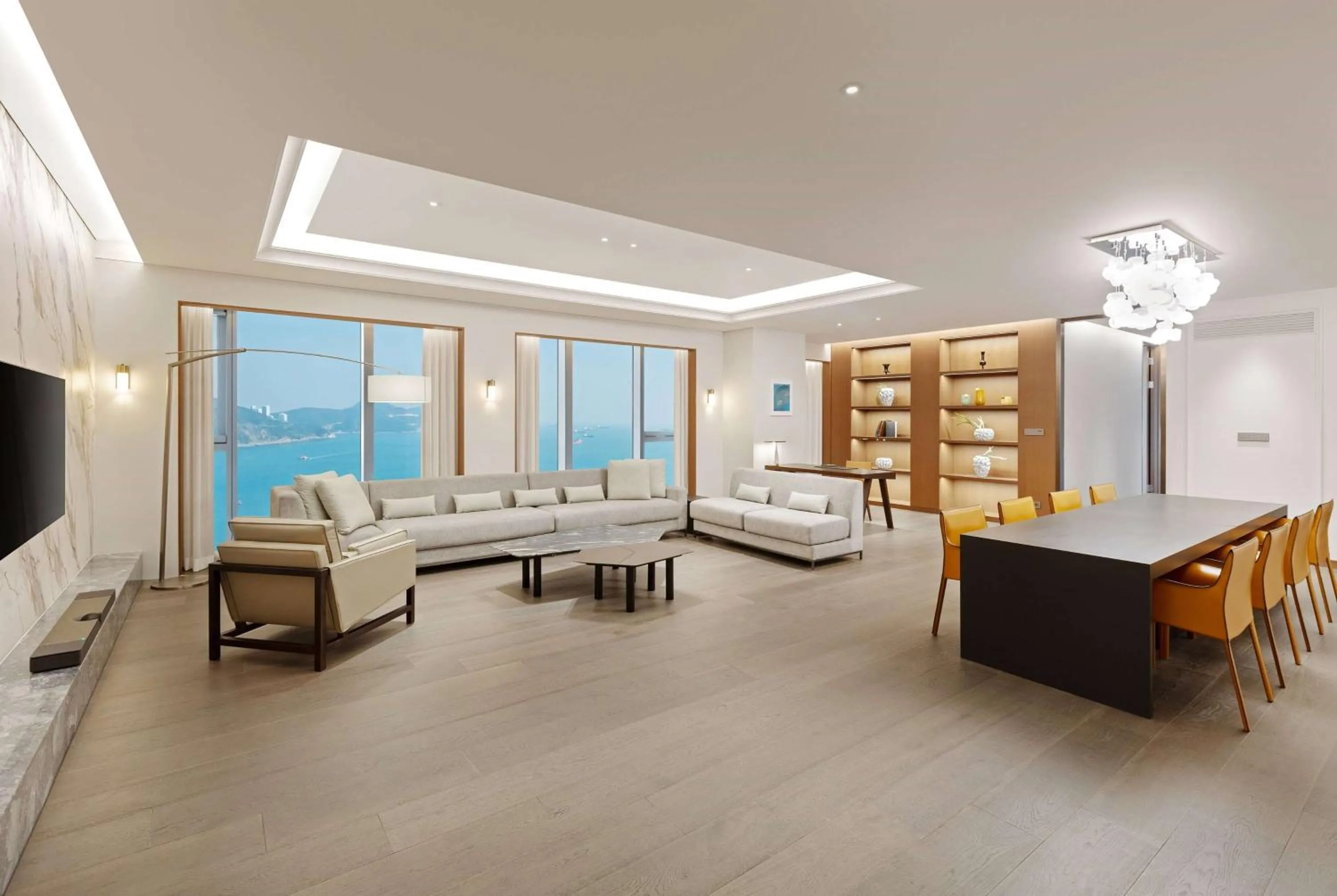 Bed in Wyndham Grand Busan