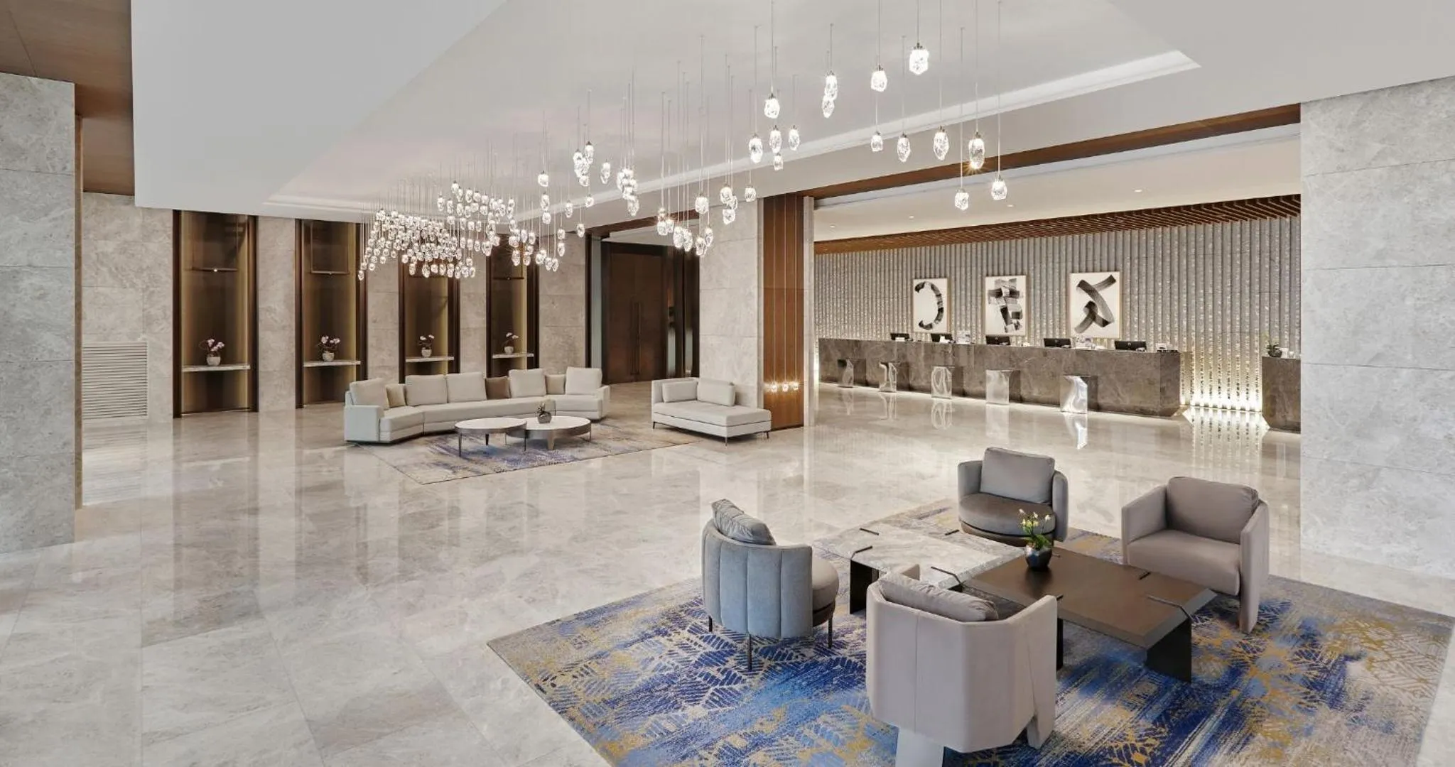 Lobby or reception in Wyndham Grand Busan