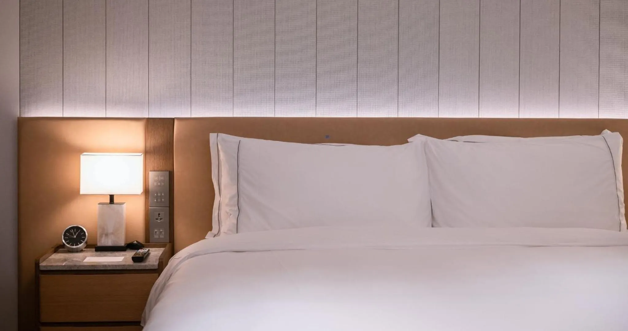 Bed in Wyndham Grand Busan