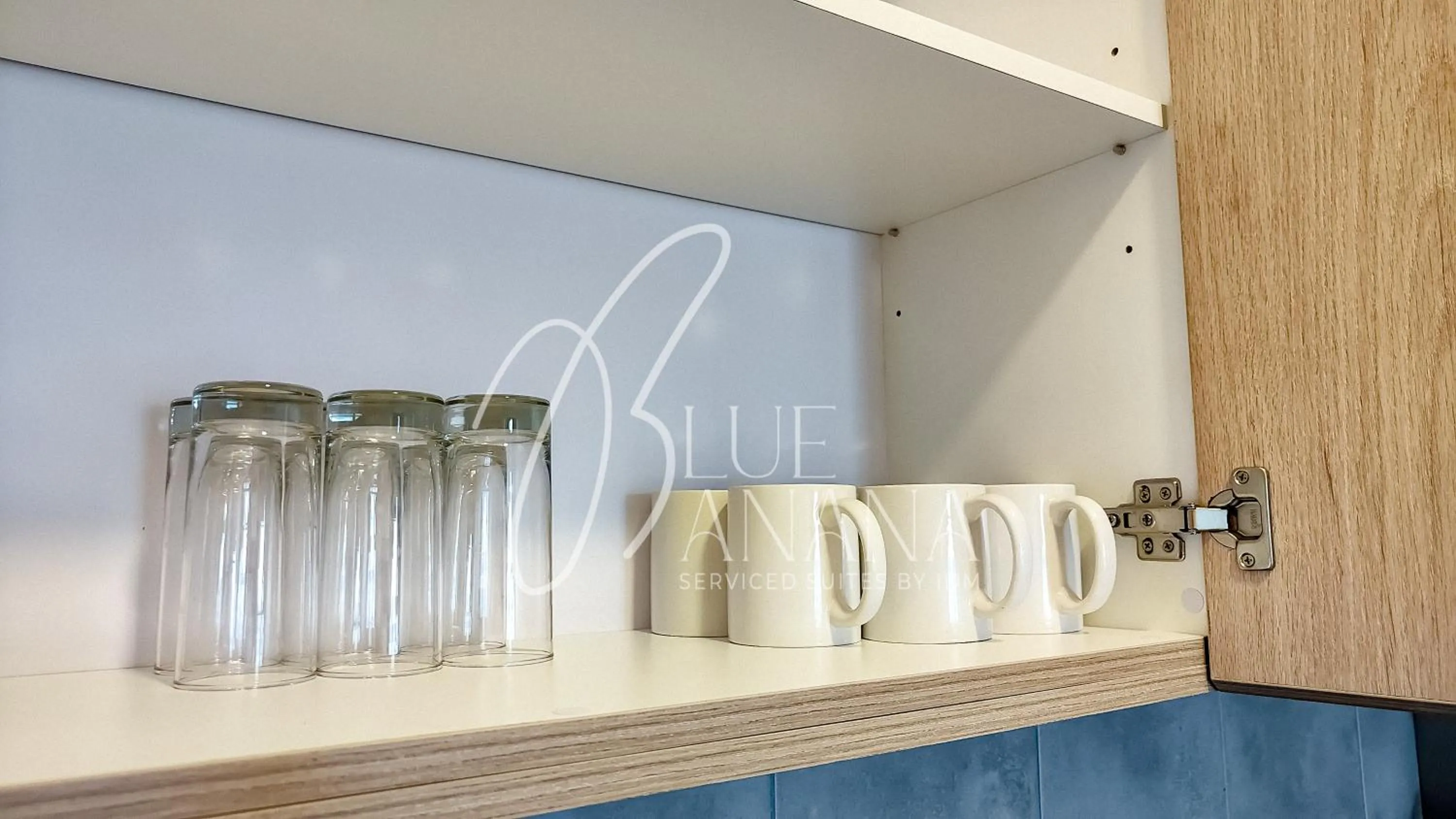 kitchen in M Vertica Premier Suites by BlueBanana