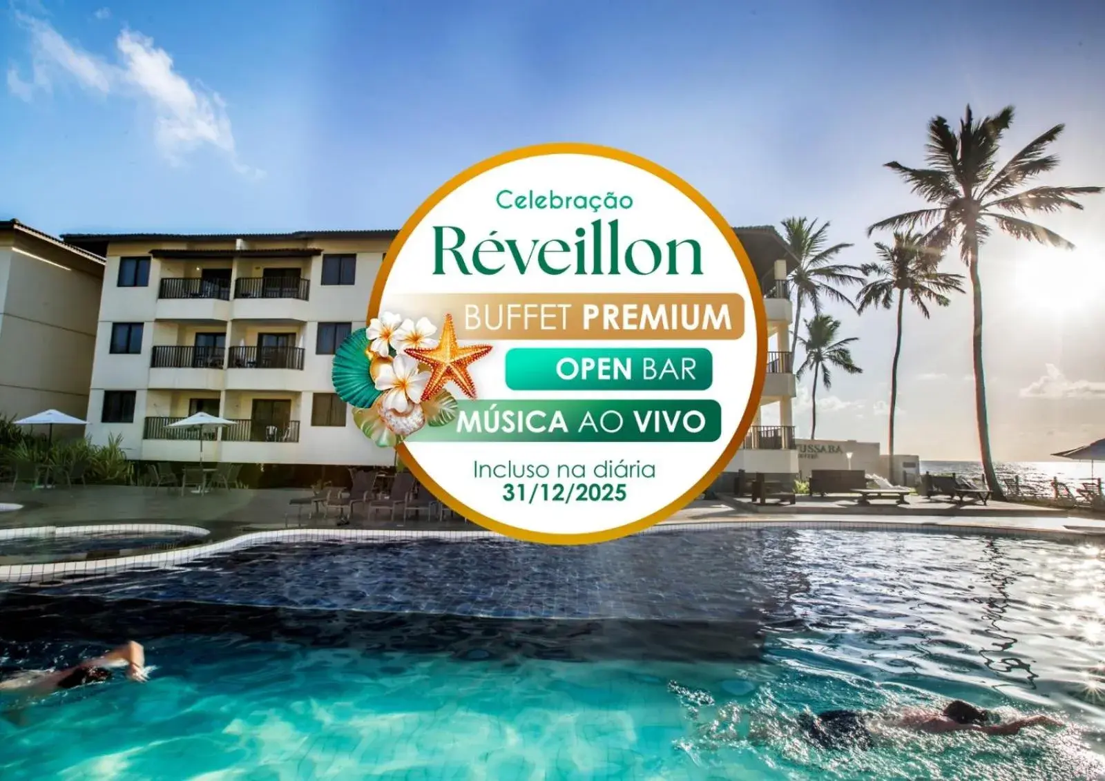 Pool view in Catussaba Suítes Resort Pool view in Catussaba Suítes Resort