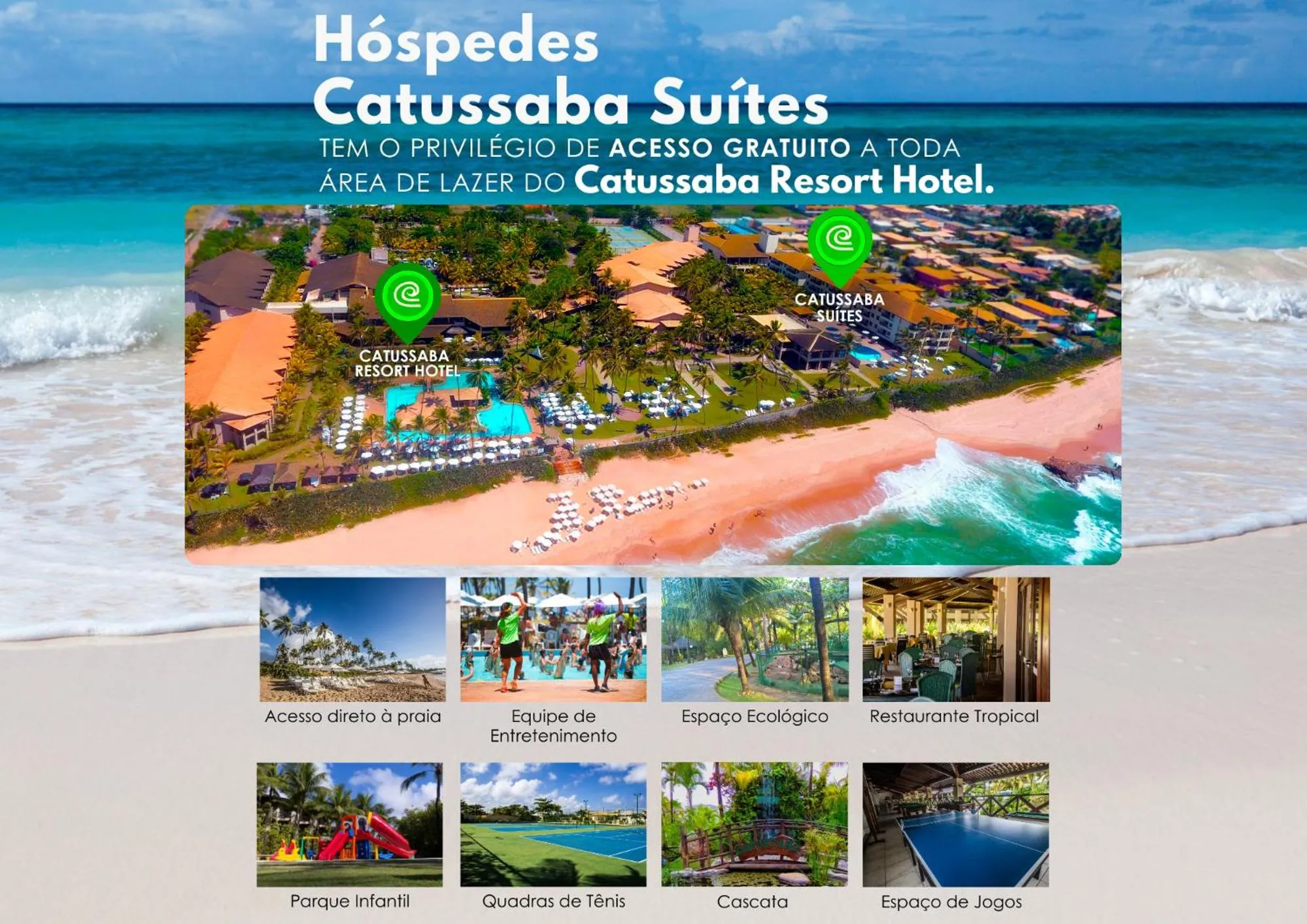 Property building in Catussaba Suítes Resort