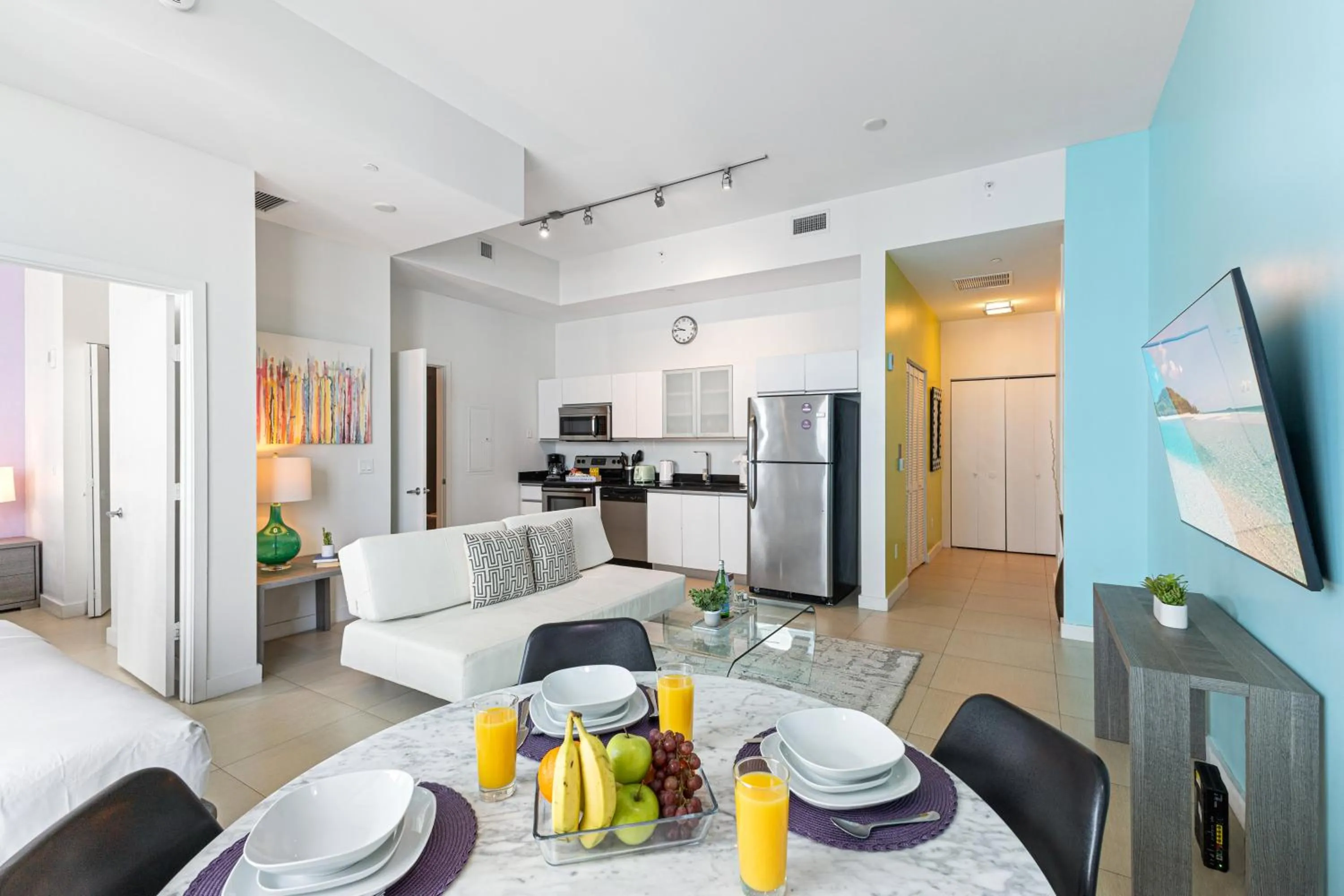 Living room in Dharma Home Suites Miami Beach at Monte Carlo