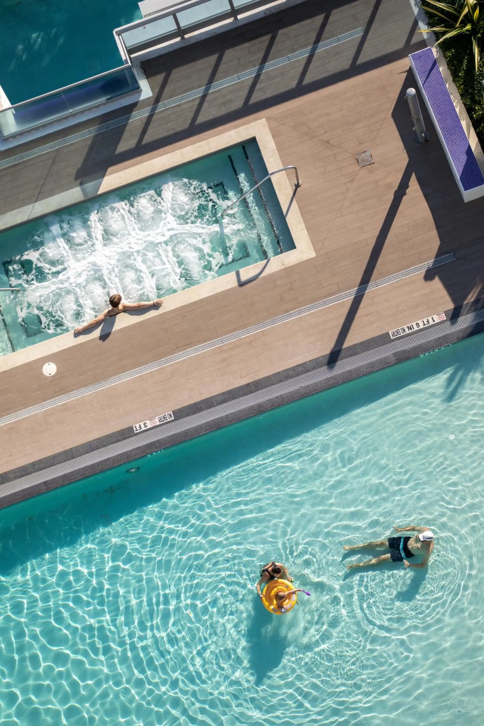 Swimming pool in Dharma Home Suites Miami Beach at Monte Carlo