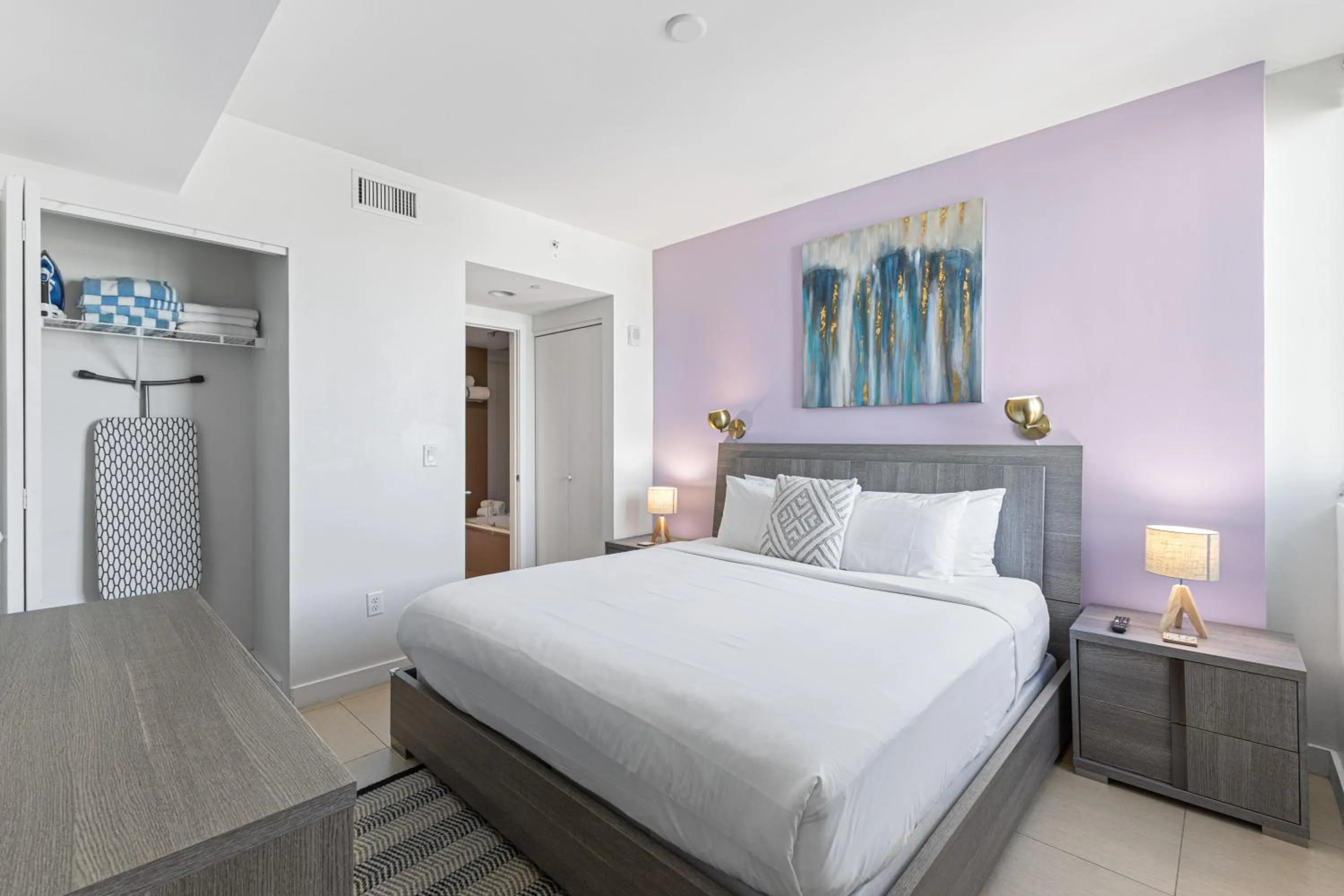 Bedroom, Bed in Dharma Home Suites Miami Beach at Monte Carlo