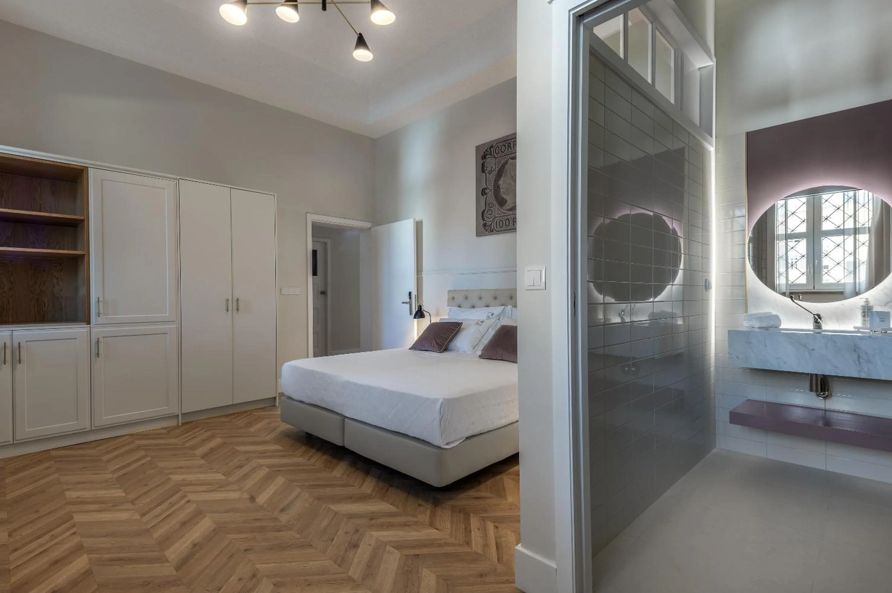 Bathroom, Bed in Casa dos Correios