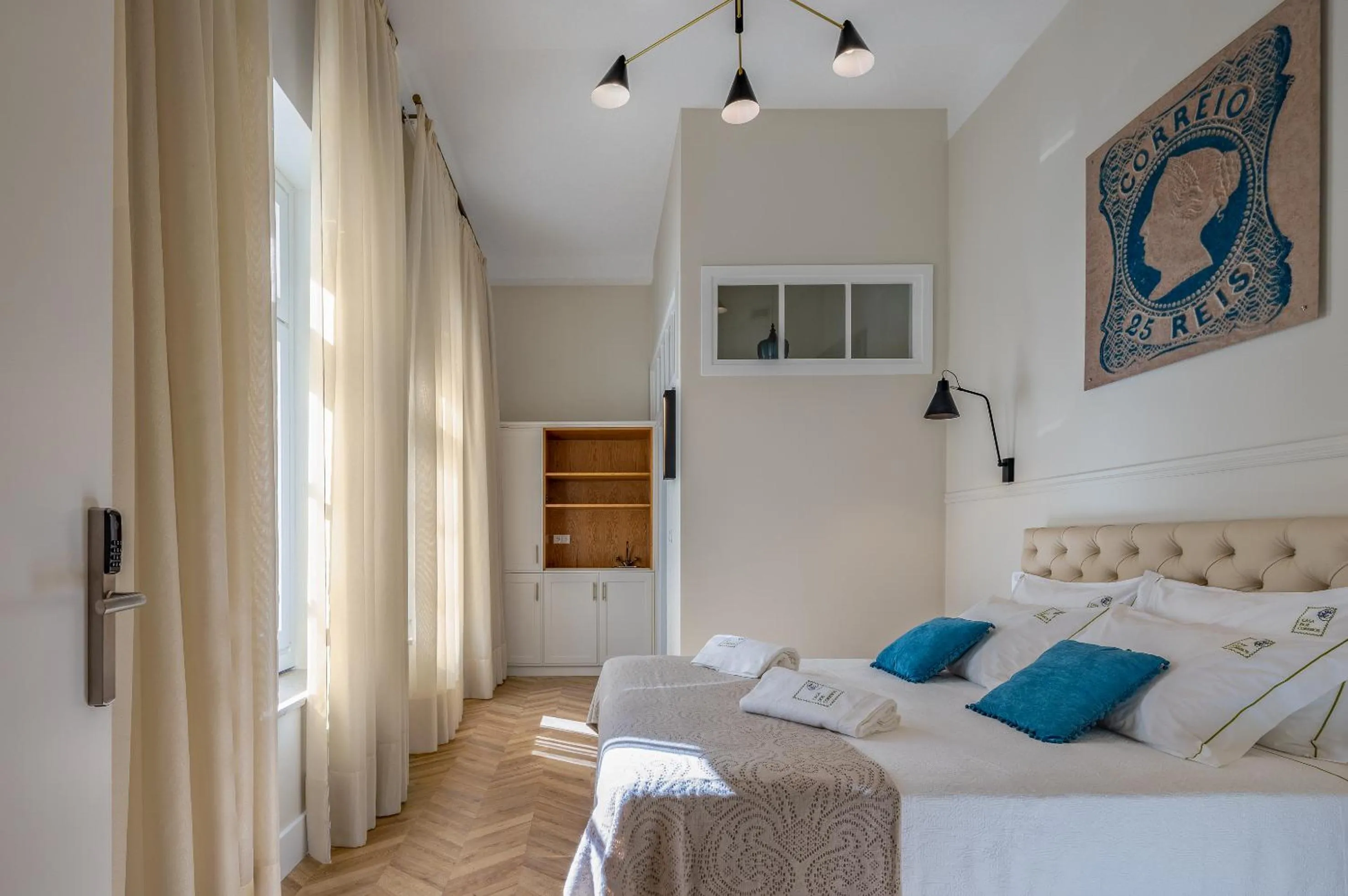 Kitchen or kitchenette, Bed in Casa dos Correios