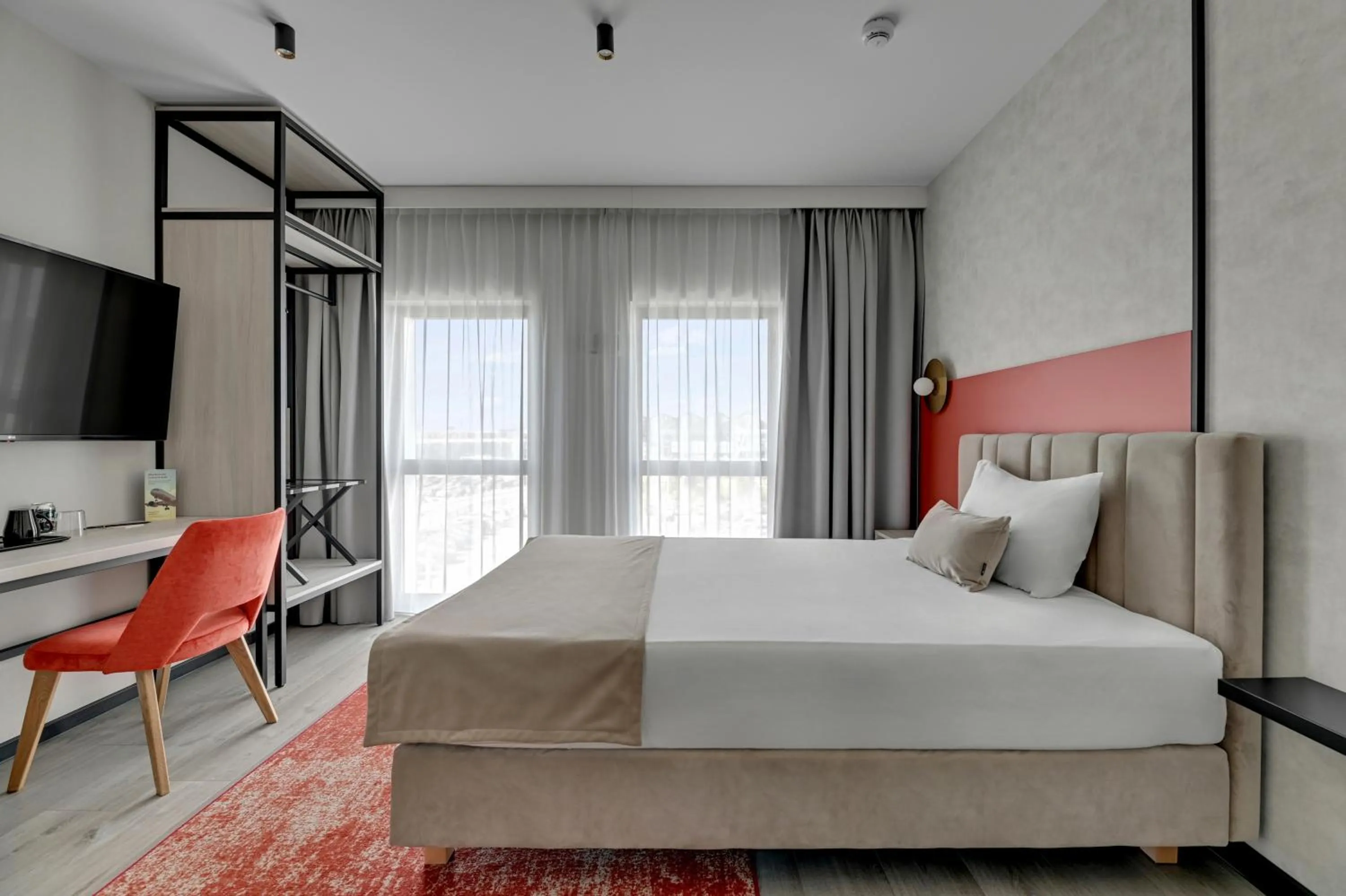 Bed in Hotel Milo Gdansk Airport