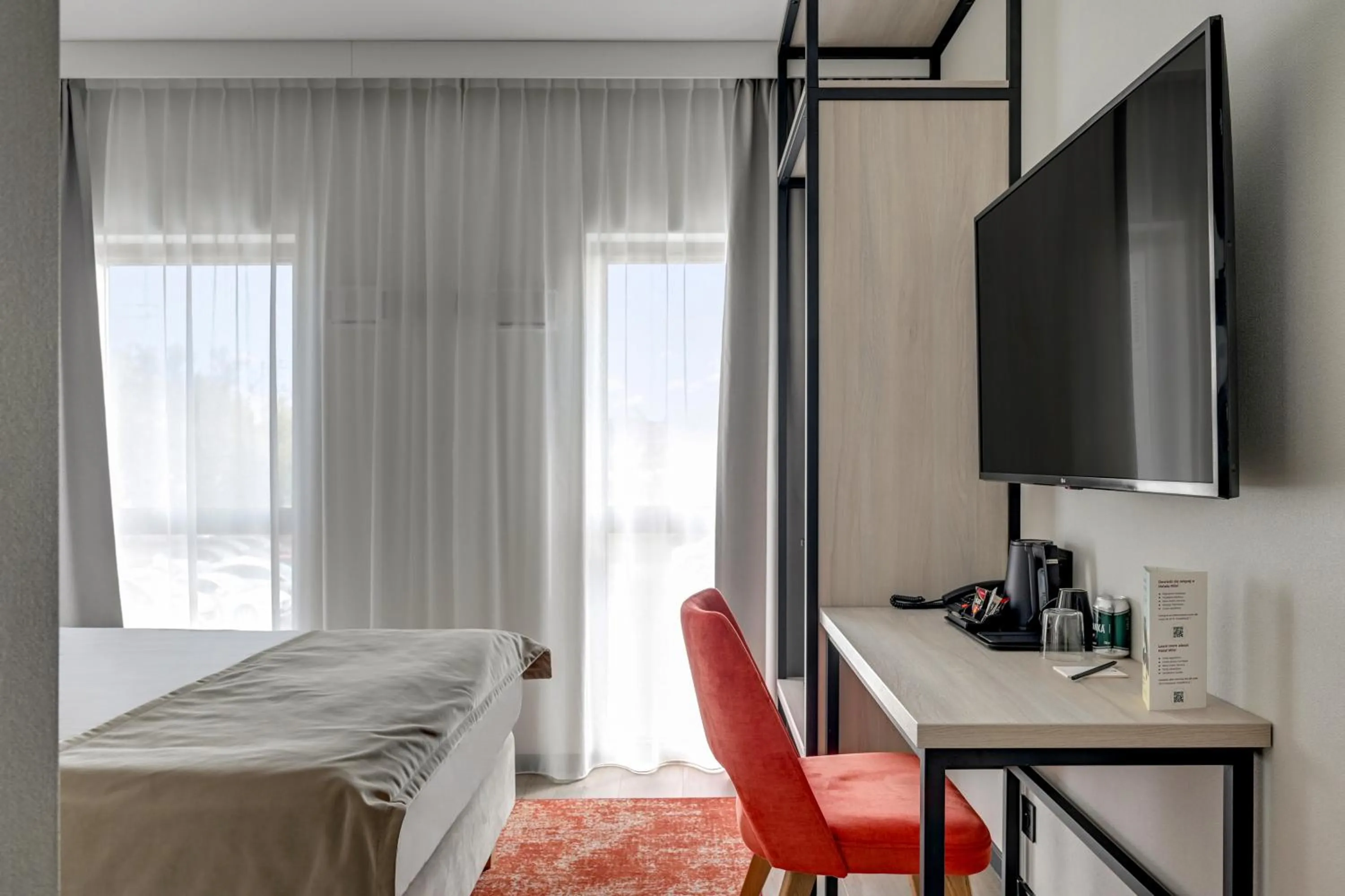 Bed in Hotel Milo Gdansk Airport