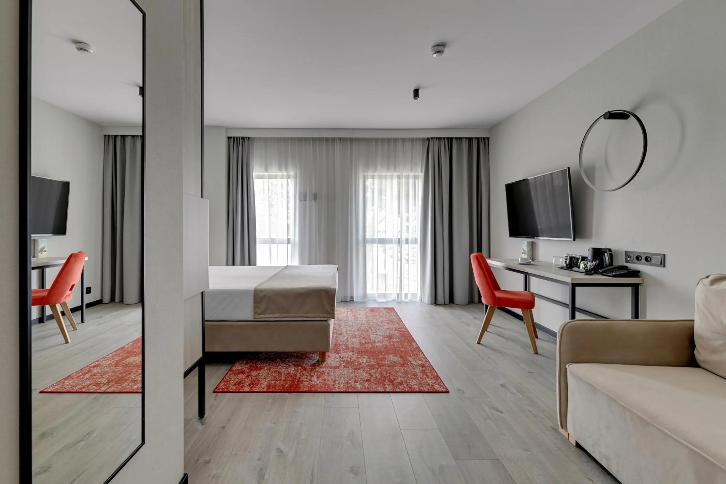 Bed in Hotel Milo Gdansk Airport