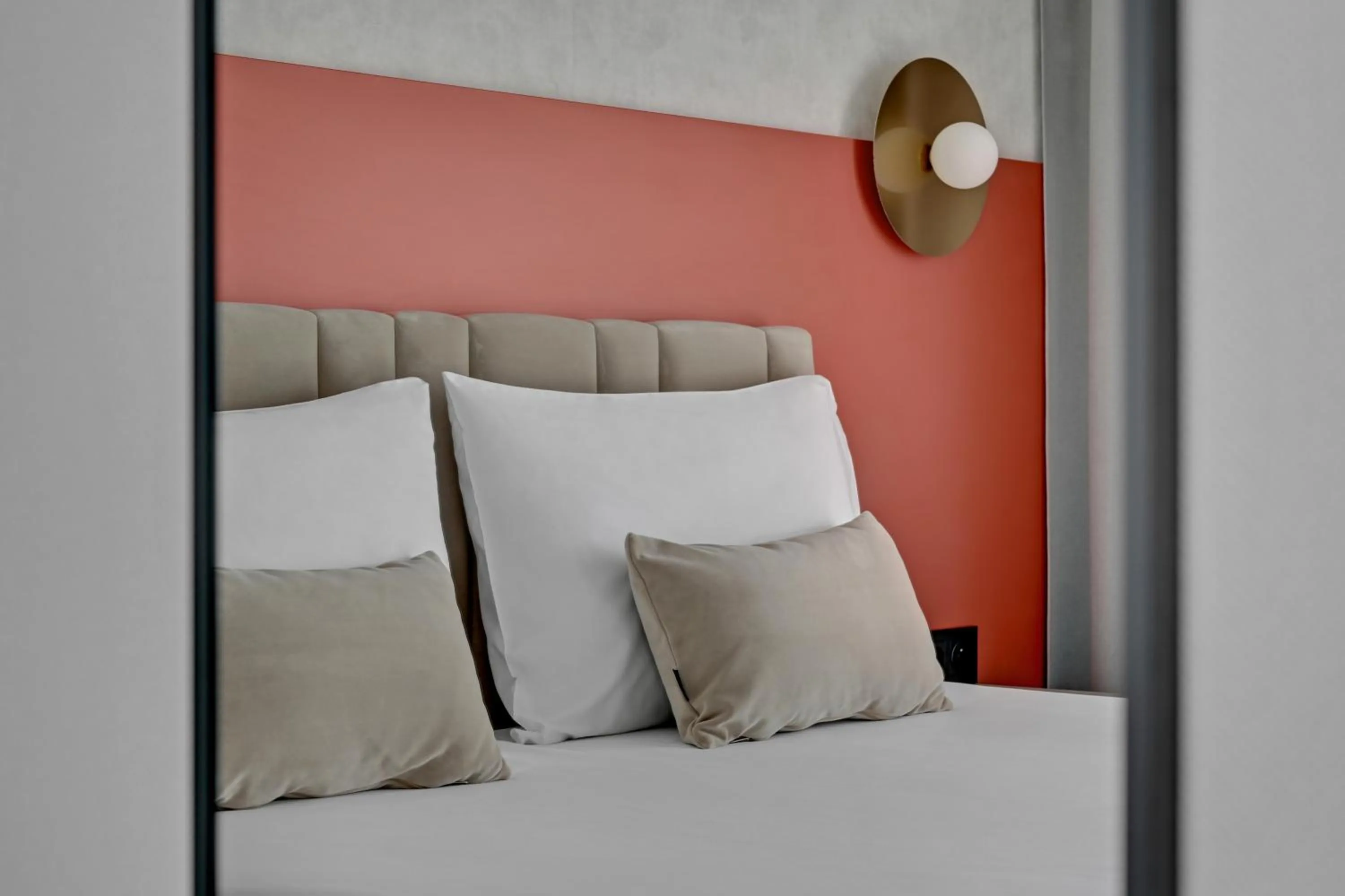 Bed in Hotel Milo Gdansk Airport