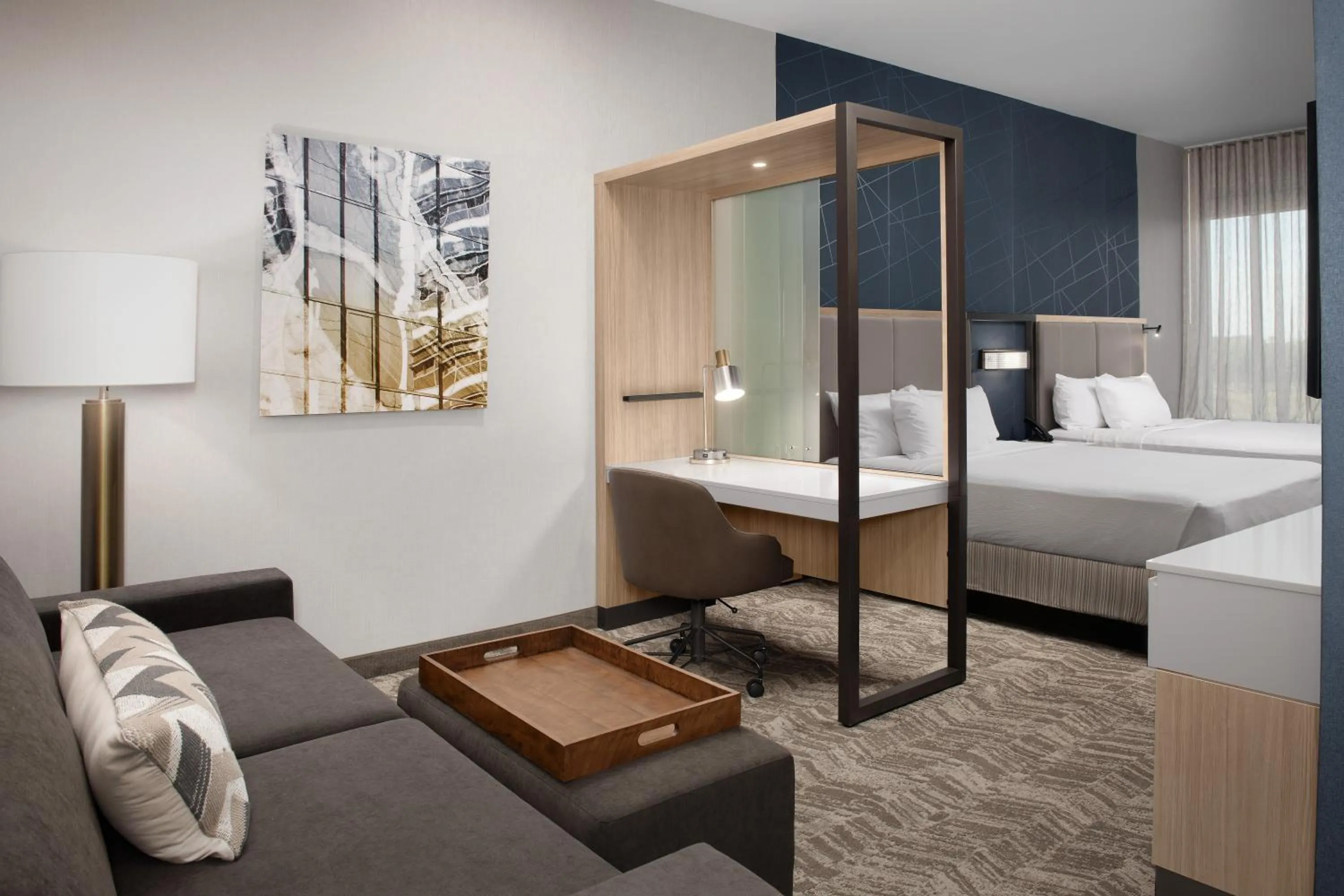 Bed in SpringHill Suites by Marriott Fayetteville I-95