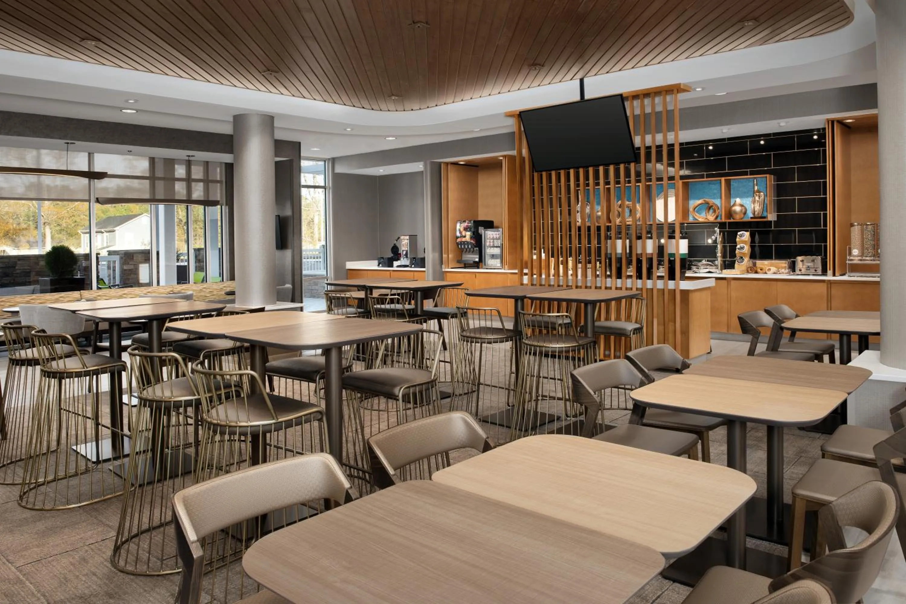 Seating area in SpringHill Suites by Marriott Fayetteville I-95