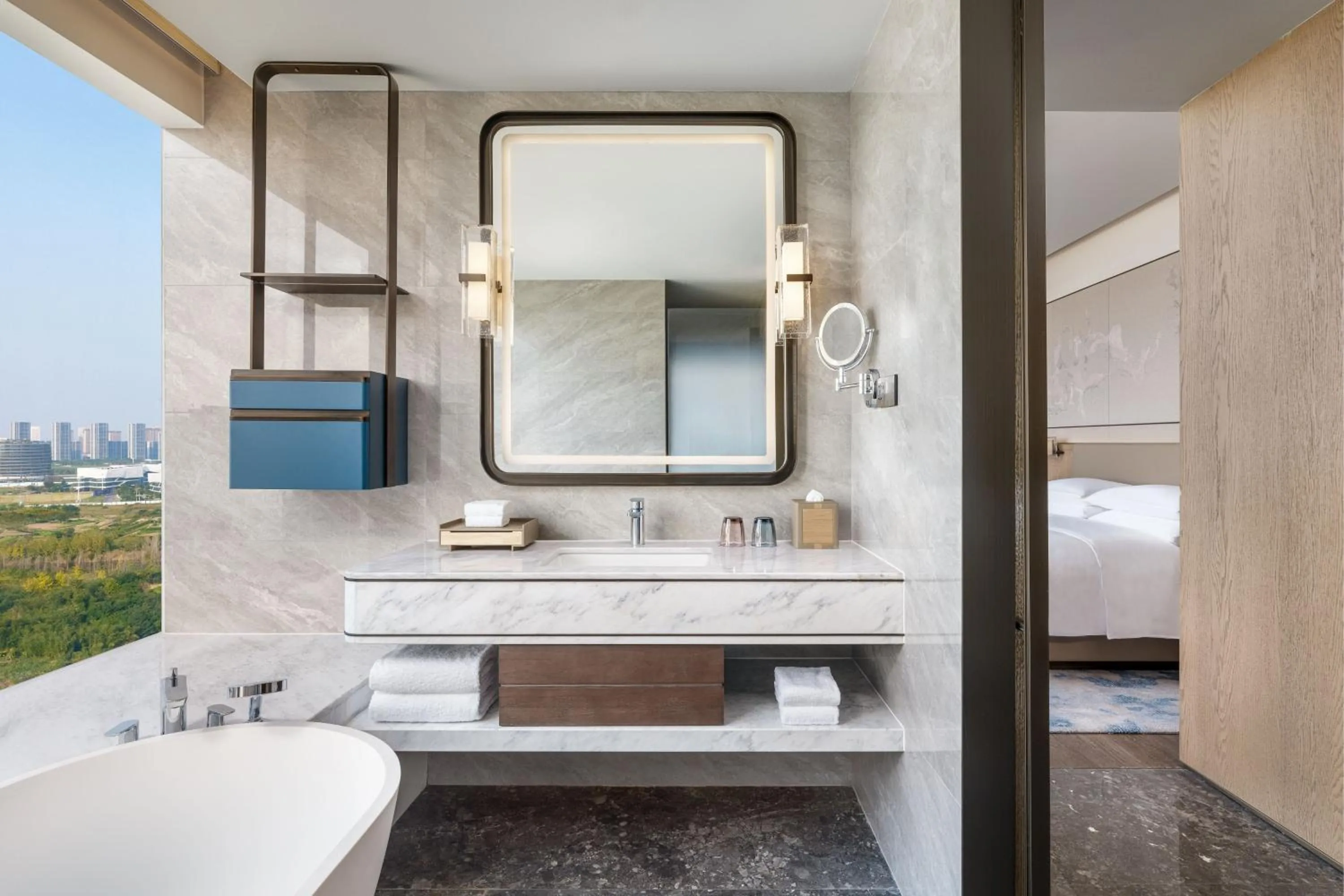 Bathroom in Shaoxing Marriott Hotel Shangyu