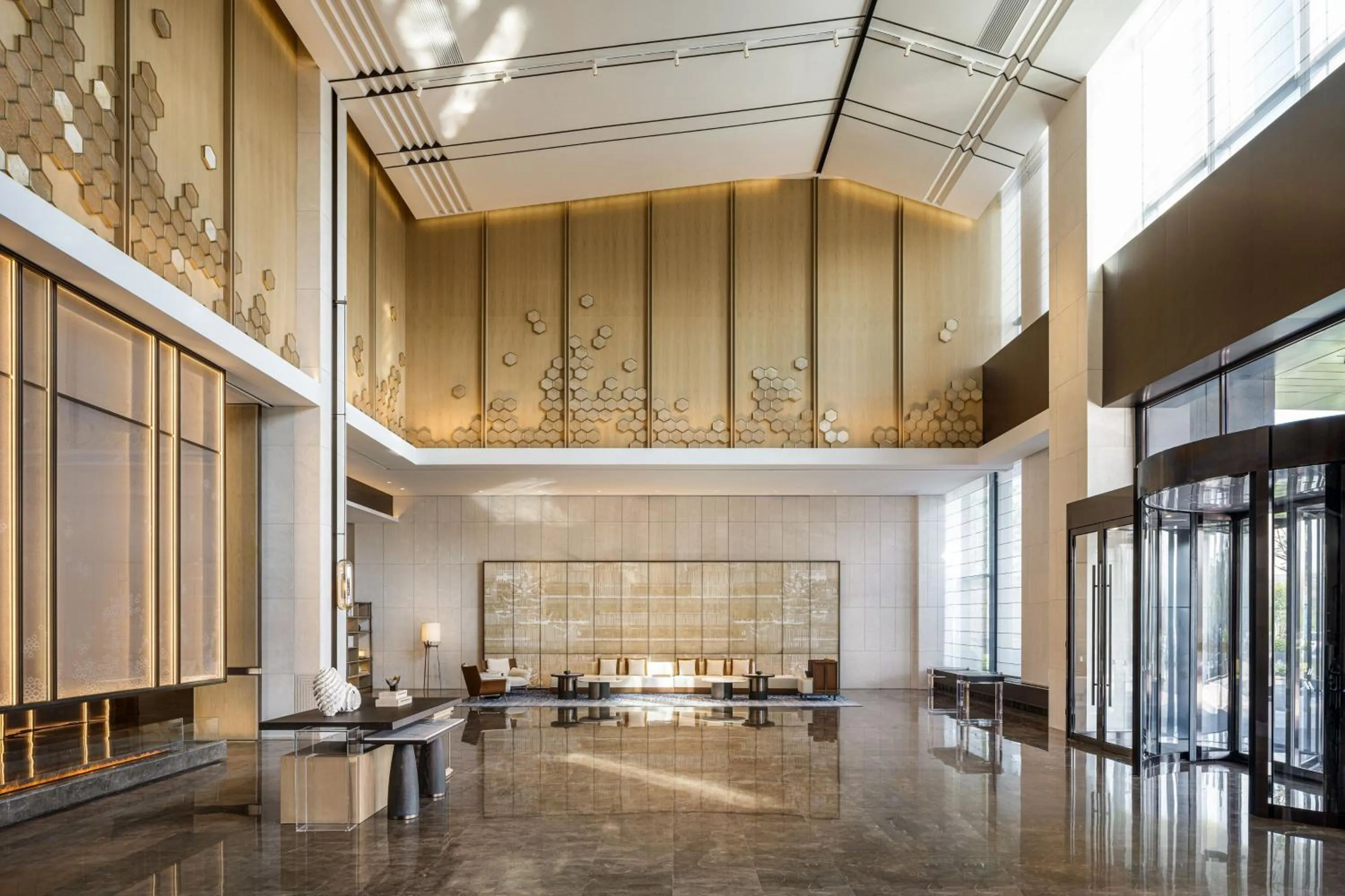 Lobby or reception in Shaoxing Marriott Hotel Shangyu