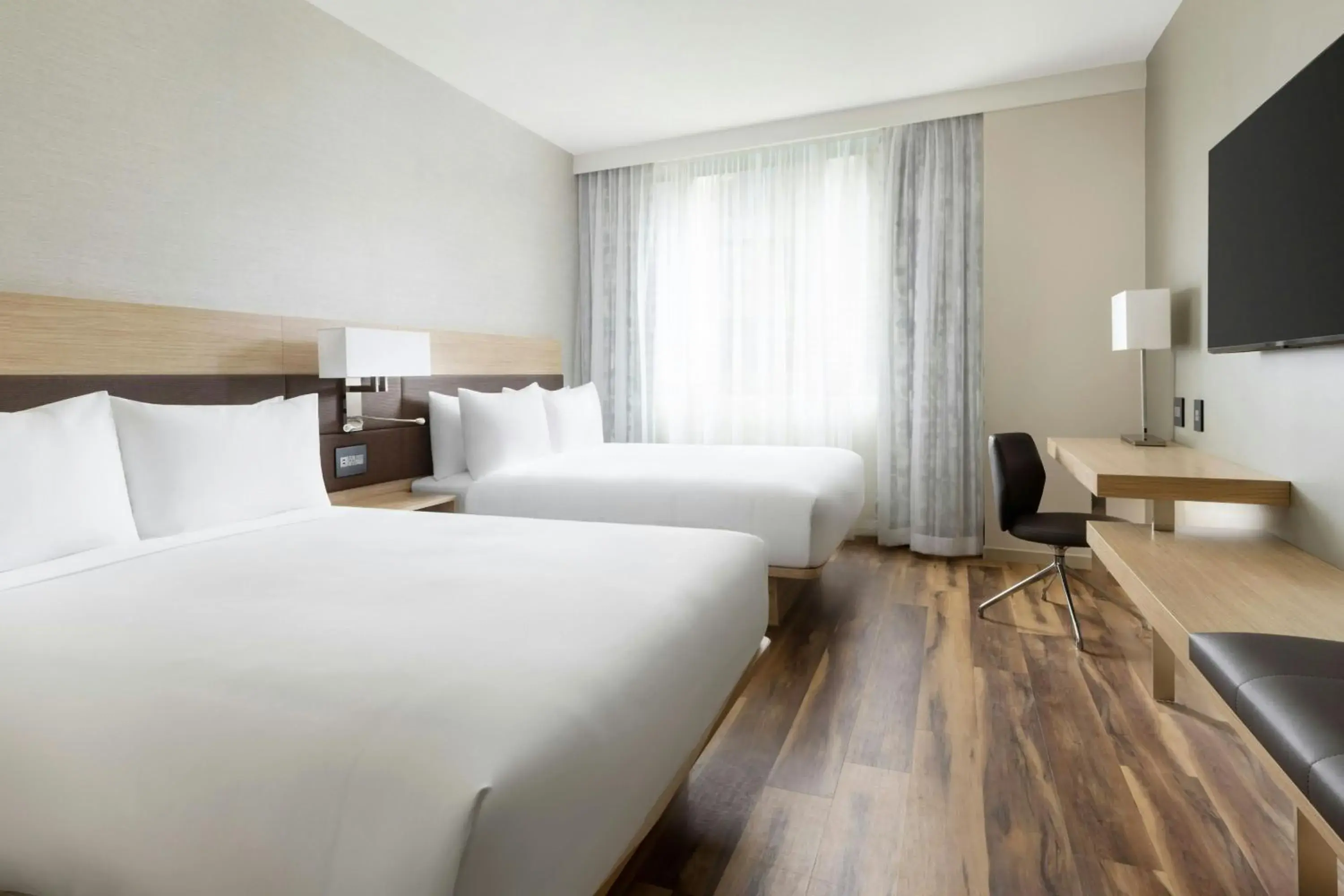 Queen Room with Two Queen Beds and City View in AC Hotel by Marriott Honolulu Queen Room with Two Queen Beds and City View in AC Hotel by Marriott Honolulu