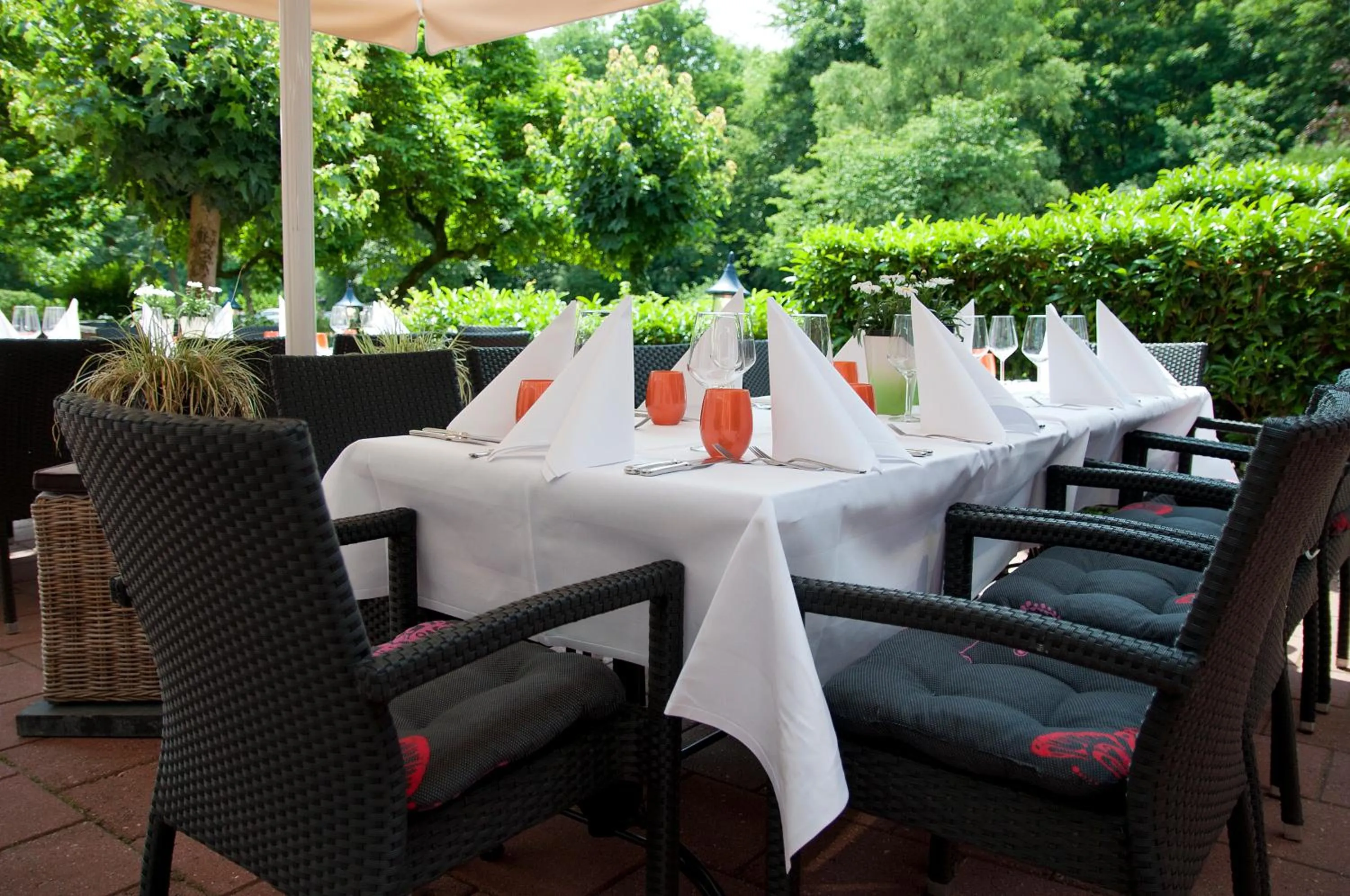 Garden view in Boetiek Hotel BonAparte Lochem