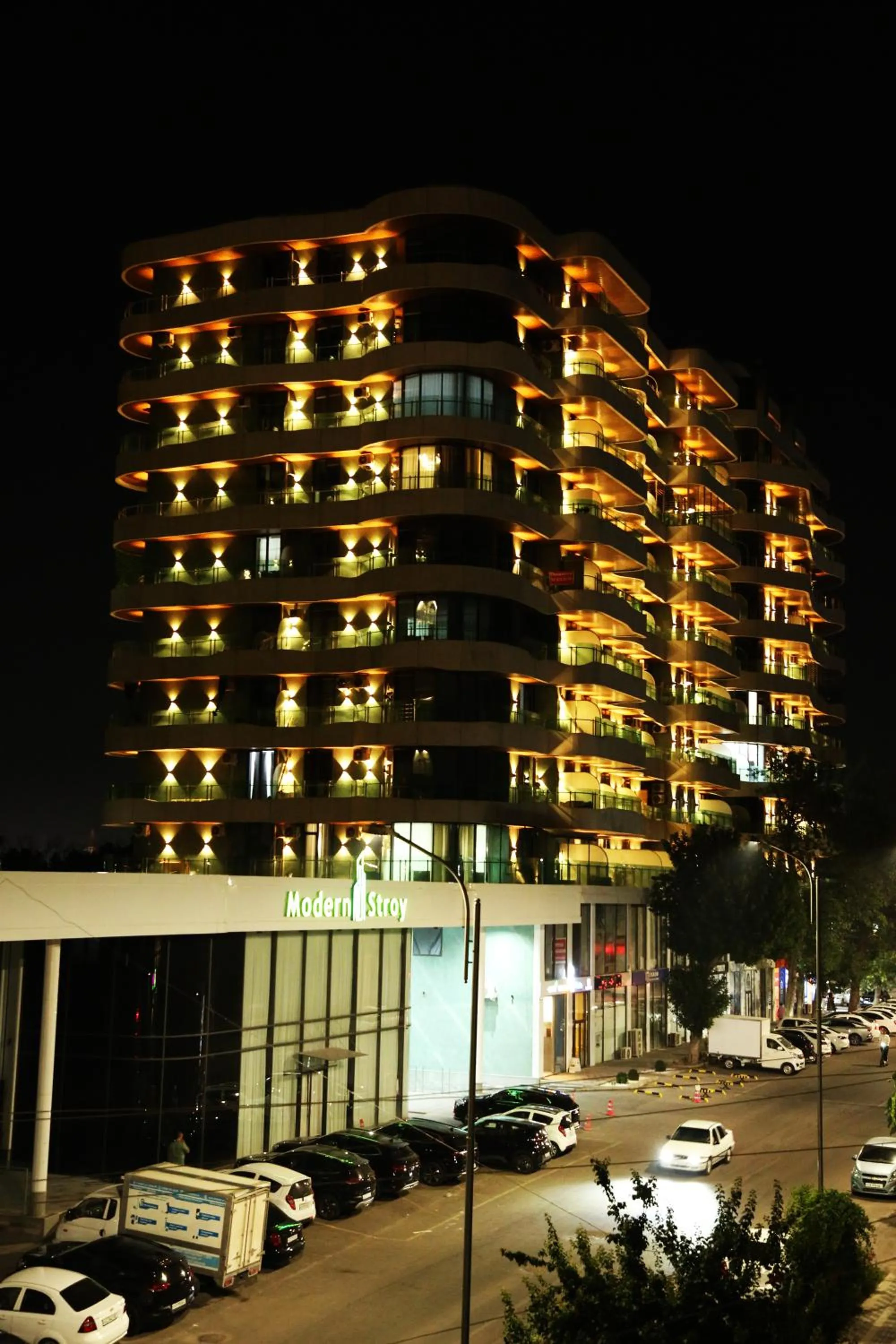 Night in Parklane Hotel