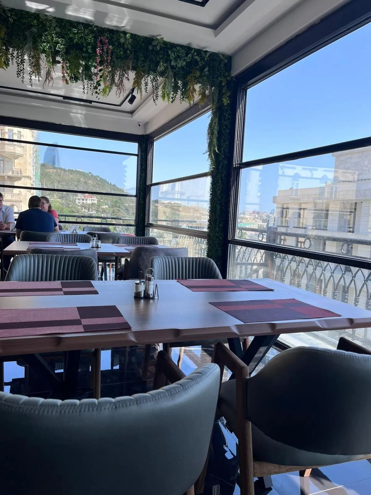 Dining area in Madina-ZamZam Halal Hotels Group