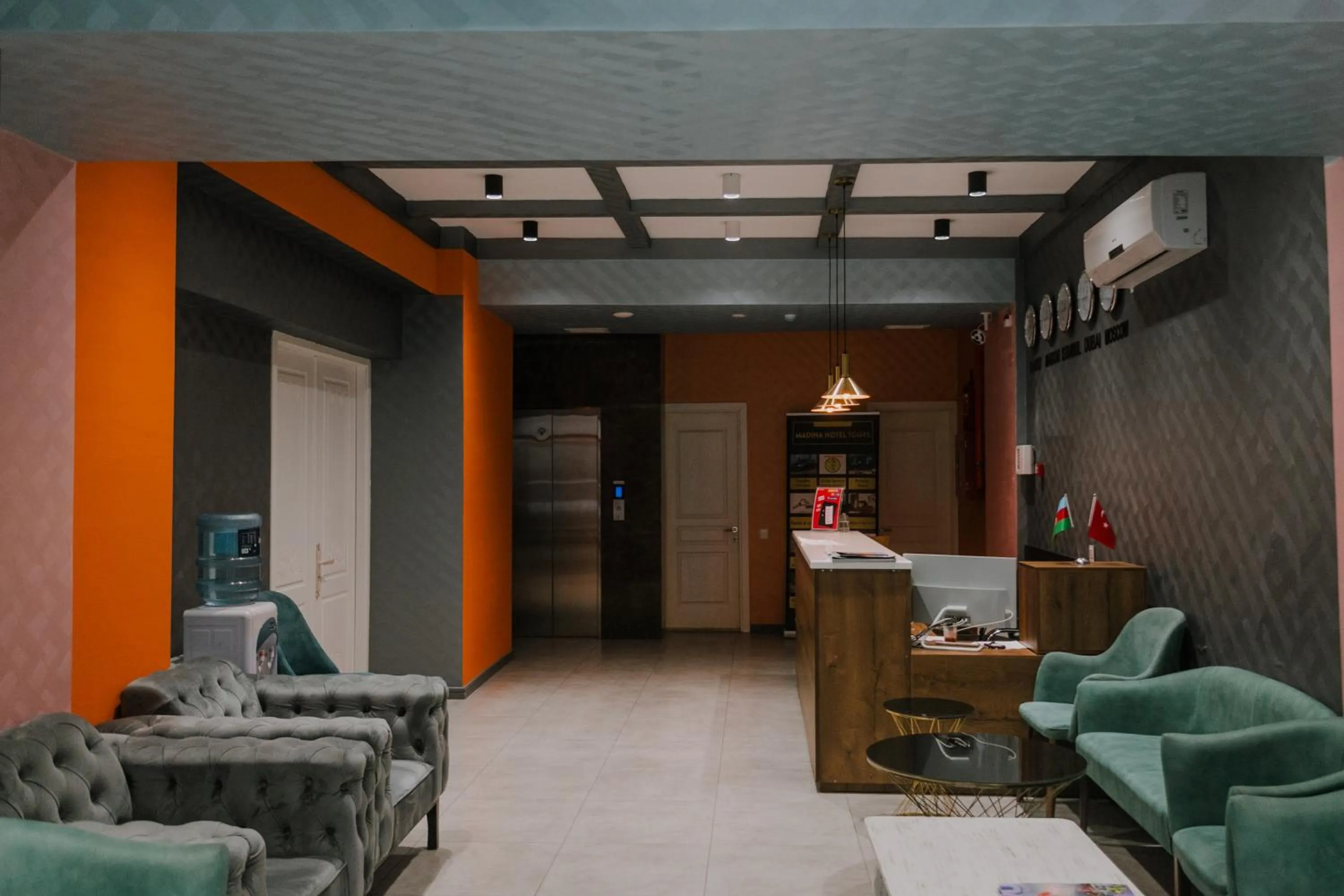 Seating area in Madina-ZamZam Halal Hotels Group