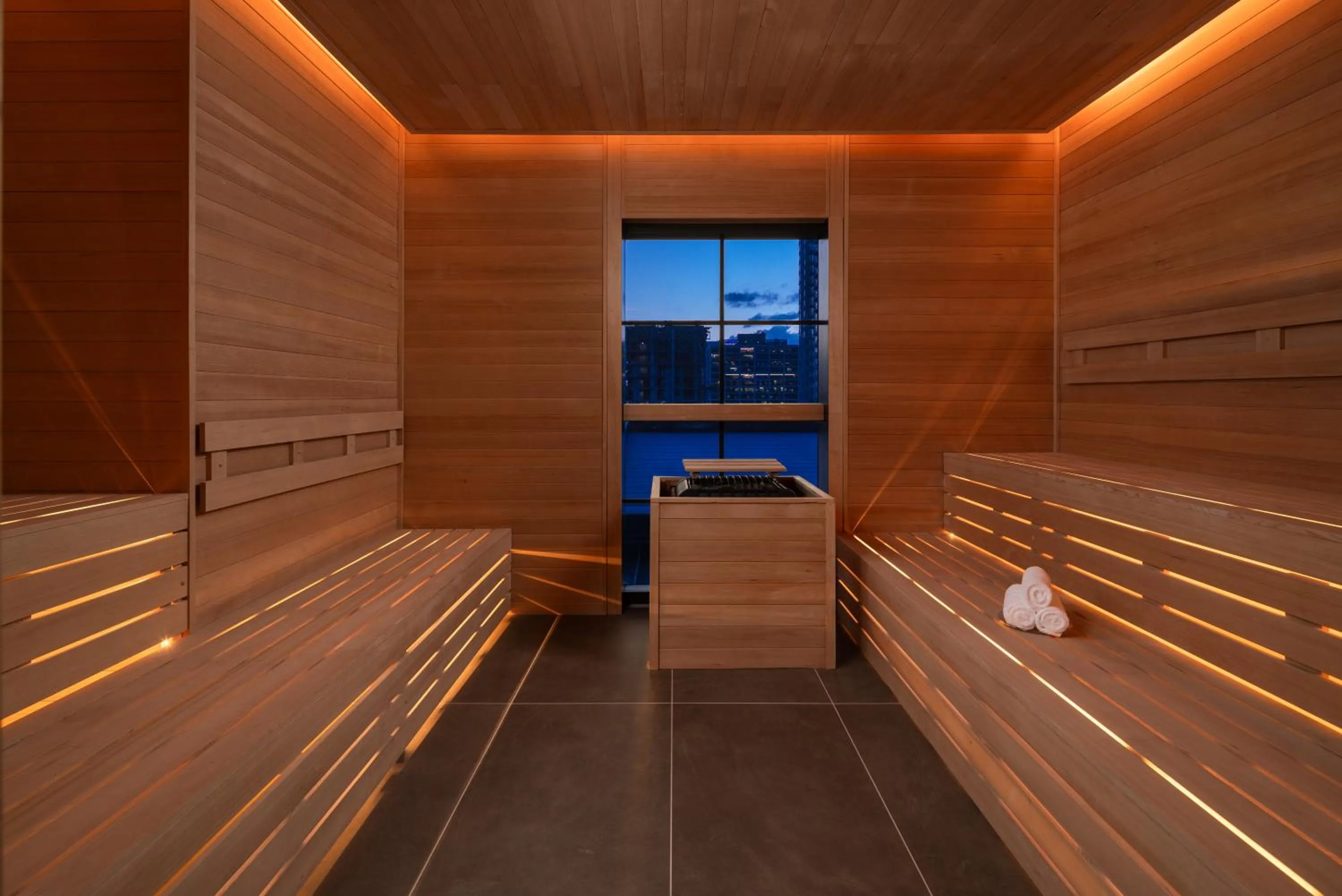 Sauna in Gale Miami Hotel & Residences