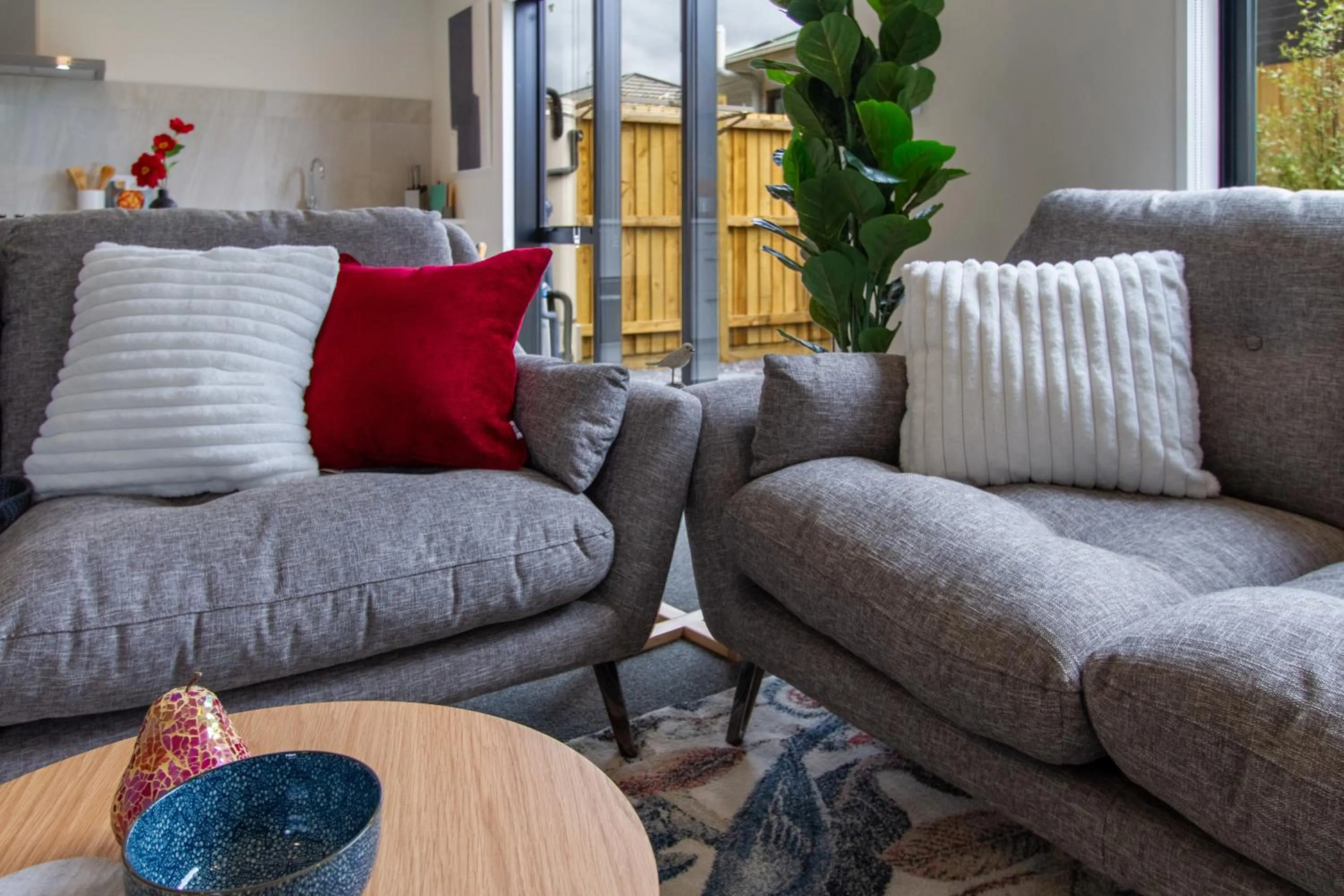 Living room in 3 Bed 2.5 Bath Riccarton W/Games room