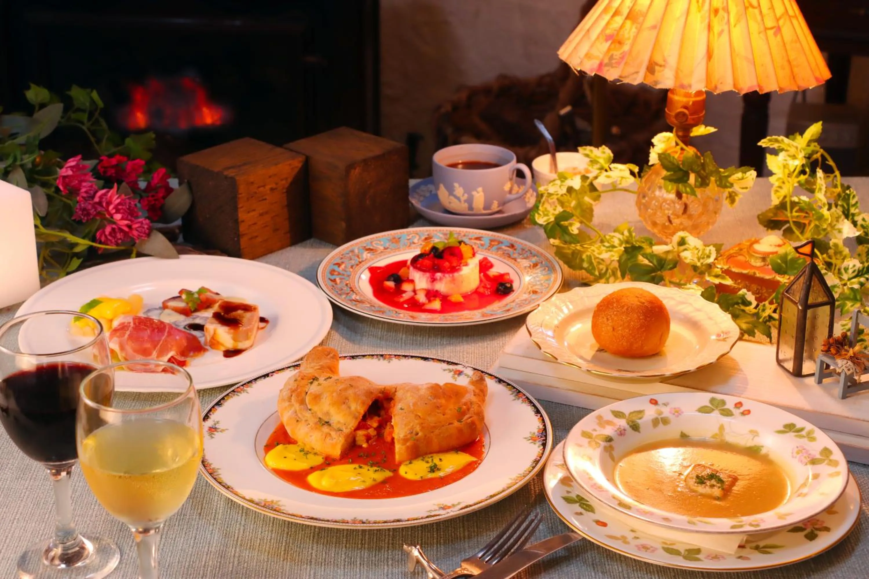 Dinner in Auberge Koyama