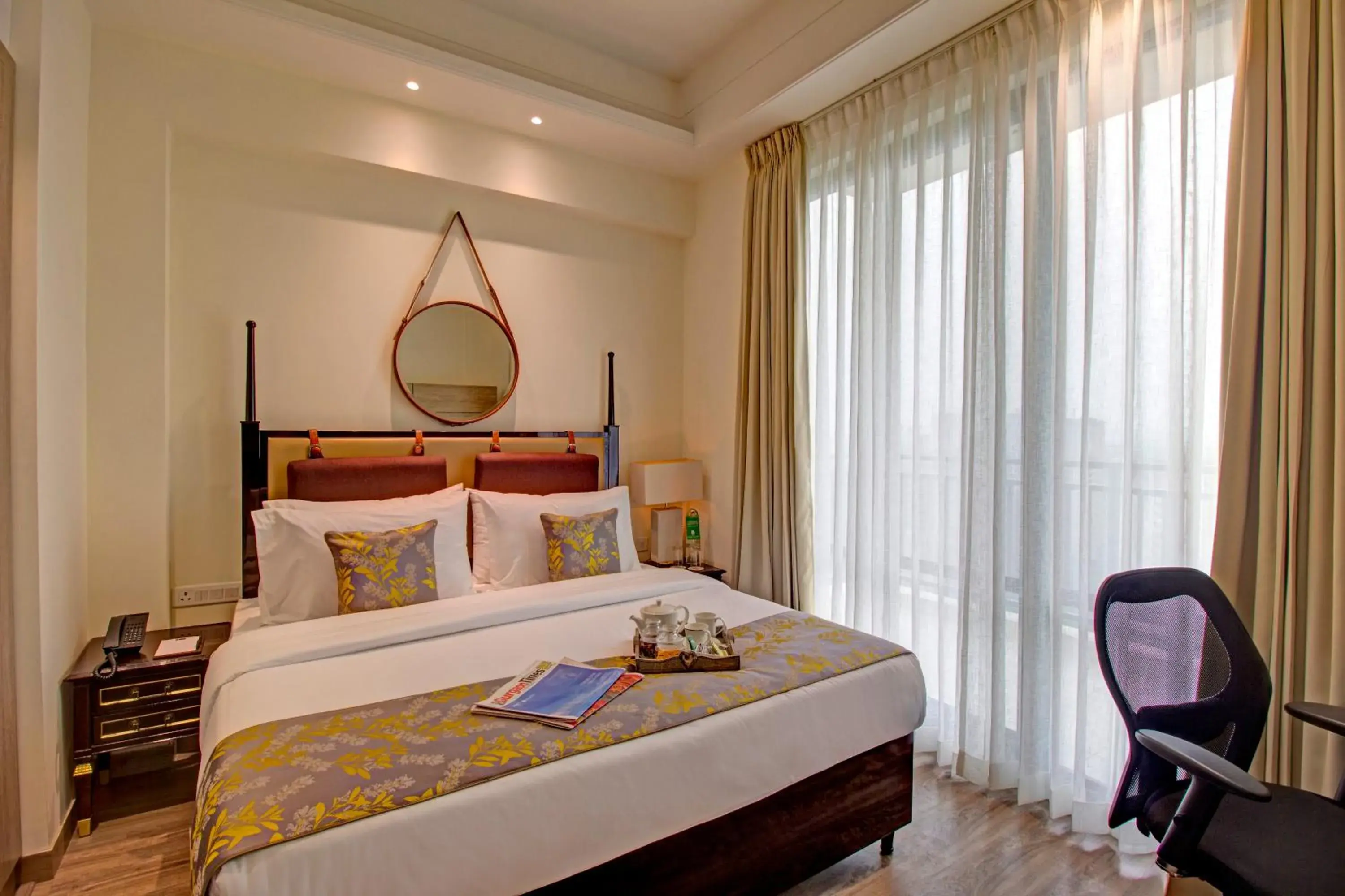 Bedroom, Bed in Rhythm Gurugram Hotel & Suites, Sohna Road Bedroom, Bed in Rhythm Gurugram Hotel & Suites, Sohna Road