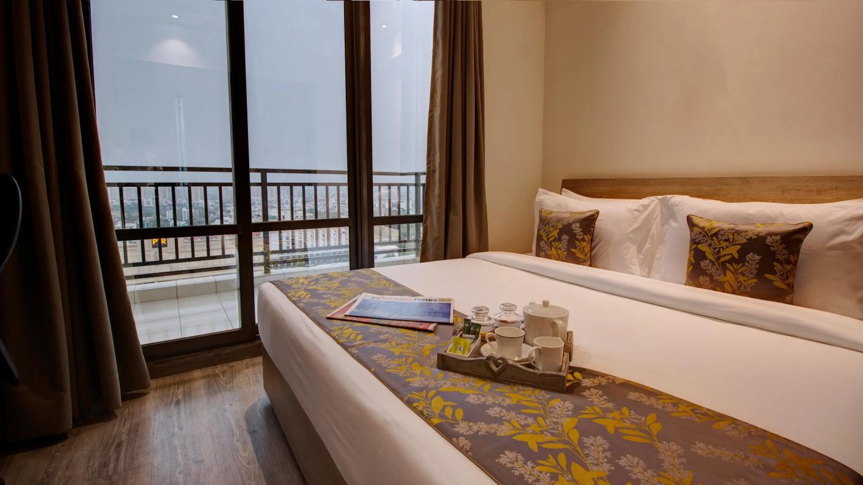 Bedroom, Bed in Rhythm Gurugram Hotel & Suites, Sohna Road