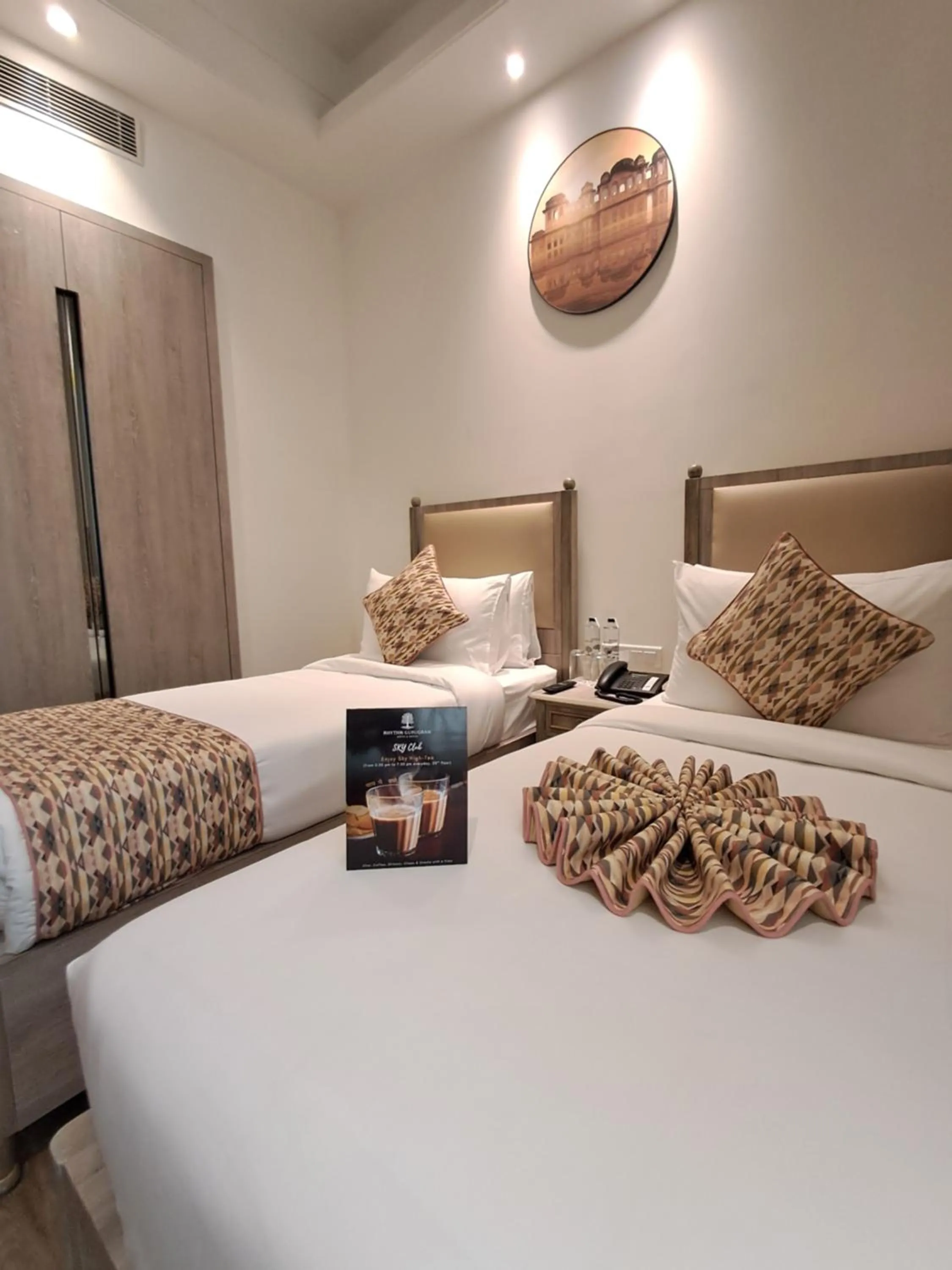 Bedroom, Bed in Rhythm Gurugram Hotel & Suites, Sohna Road