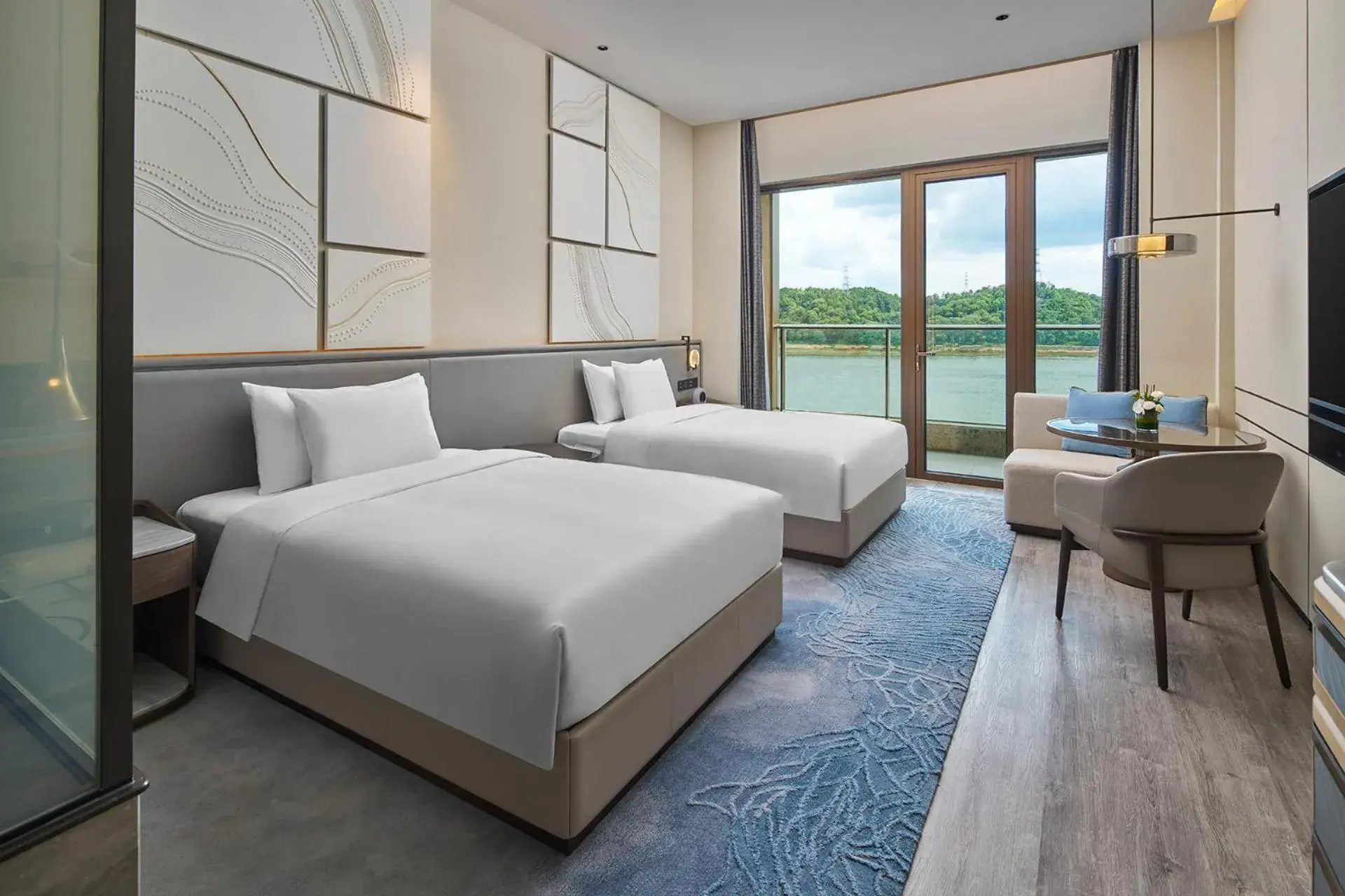 Premium Twin Room with River View - Lounge Access in Crowne Plaza Ganzhou by IHG Premium Twin Room with River View - Lounge Access in Crowne Plaza Ganzhou by IHG